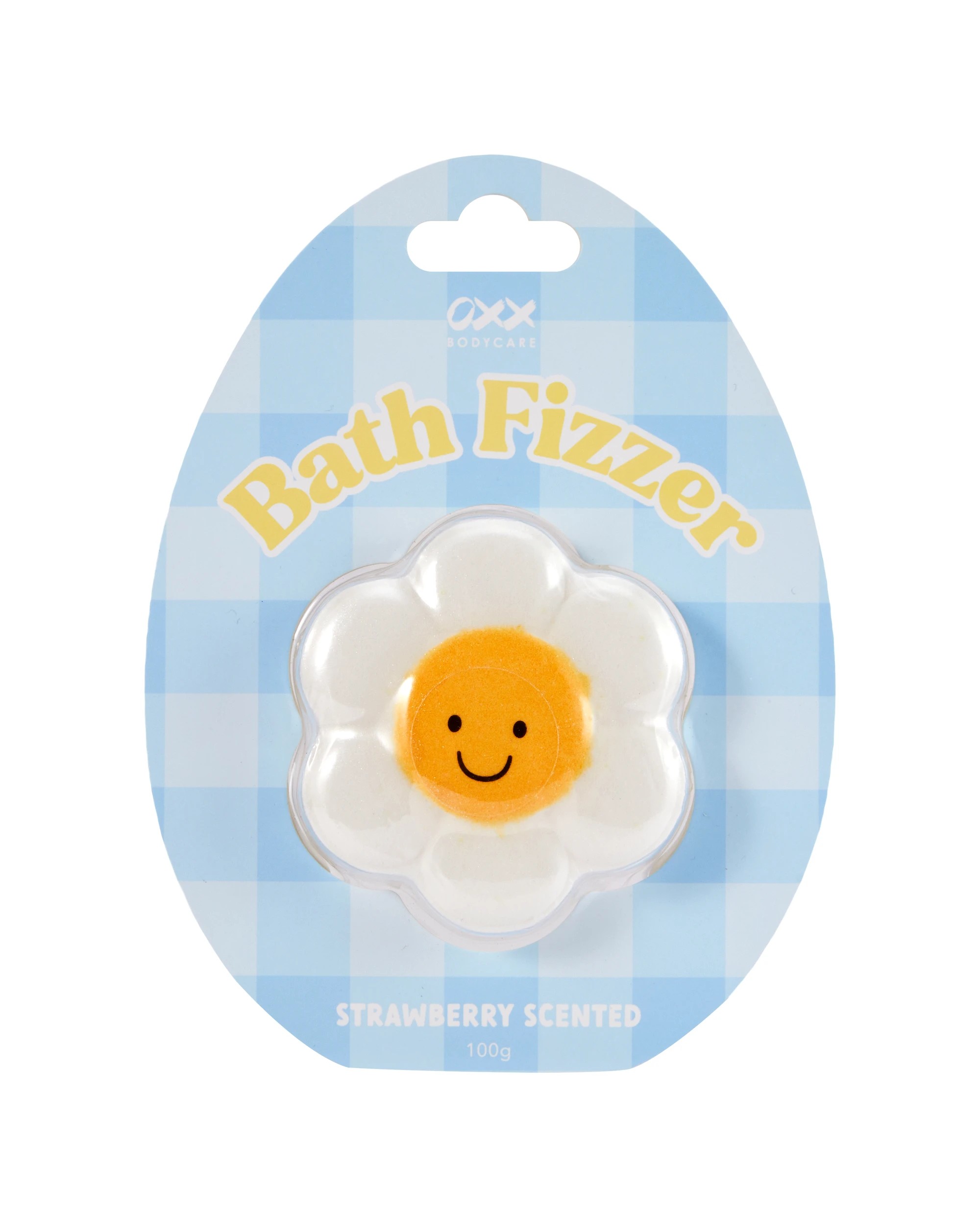 1 OXX Bodycare Bath Fizzer 100g - Strawberry Scented, 1 of 5