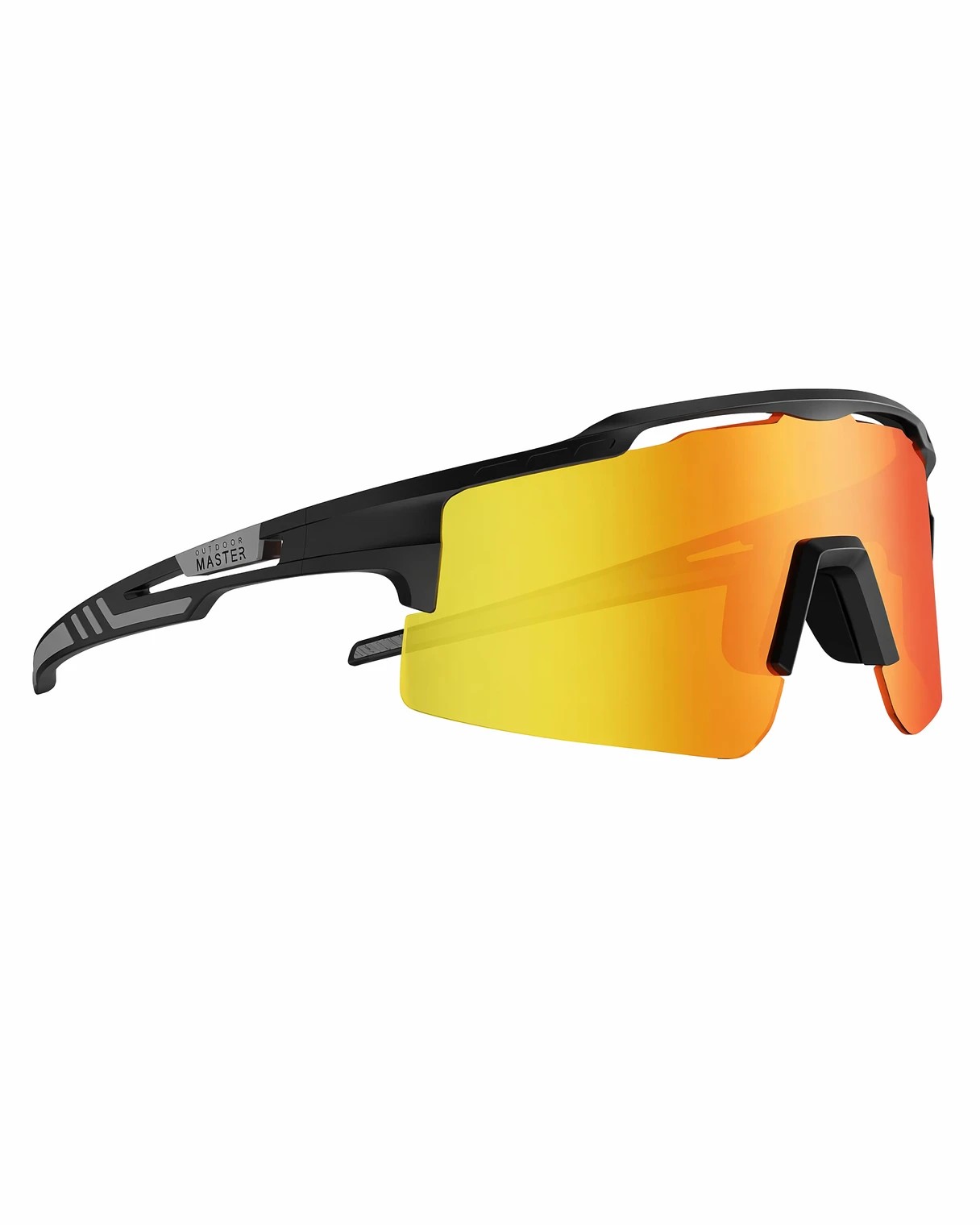 5 OutdoorMaster Adult Polarized UV400 TR90 Sunglasses for Cycling Sports - Black, 5 of 5