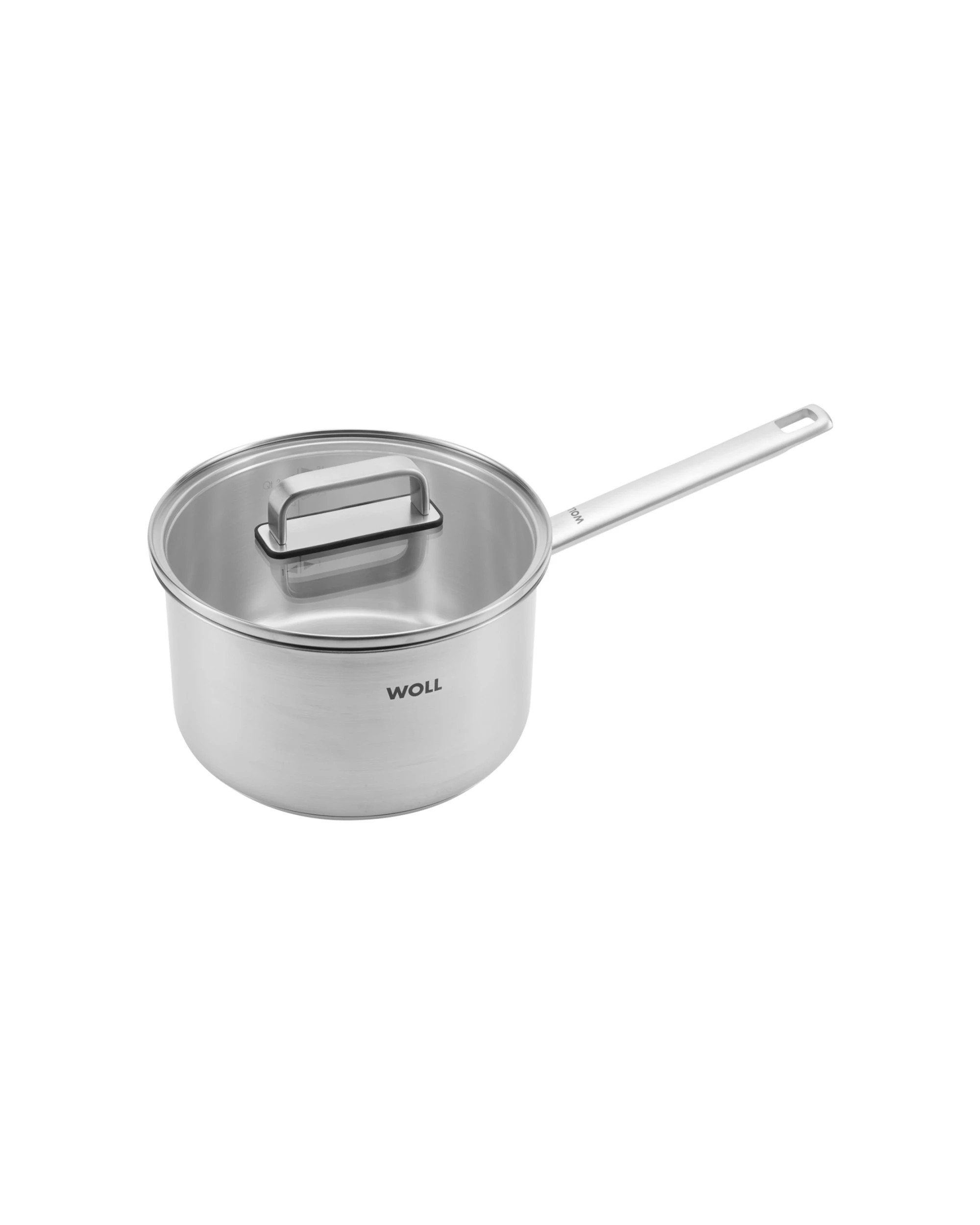 1 Woll Steel Saucepan With Lid 20cm 3.5L Premium Stainless Steel - Silver, 1 of 3