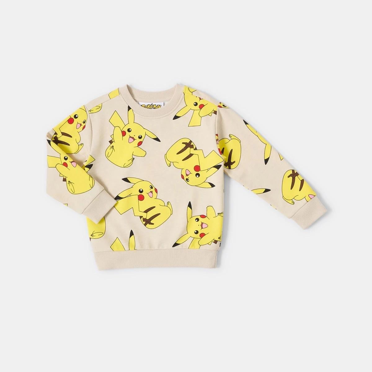 8 Pokemon License Print Crew Neck Sweatshirt Pokemon, 8 of 9