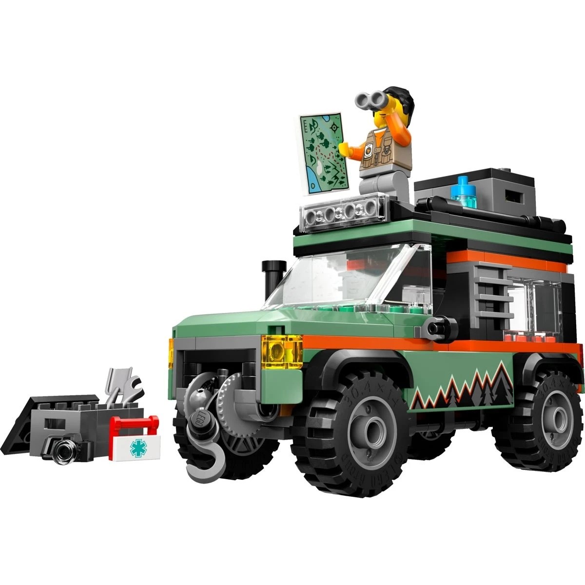 3 LEGO City Off-Road 4x4 Mountain Truck 60447, 3 of 10