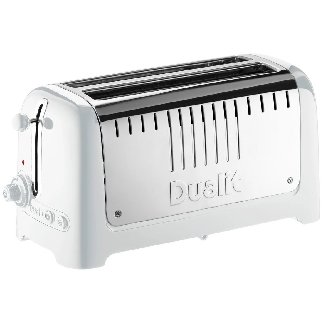 4 Dualit Long Slot Lite Toaster Gloss White, 4 of 4