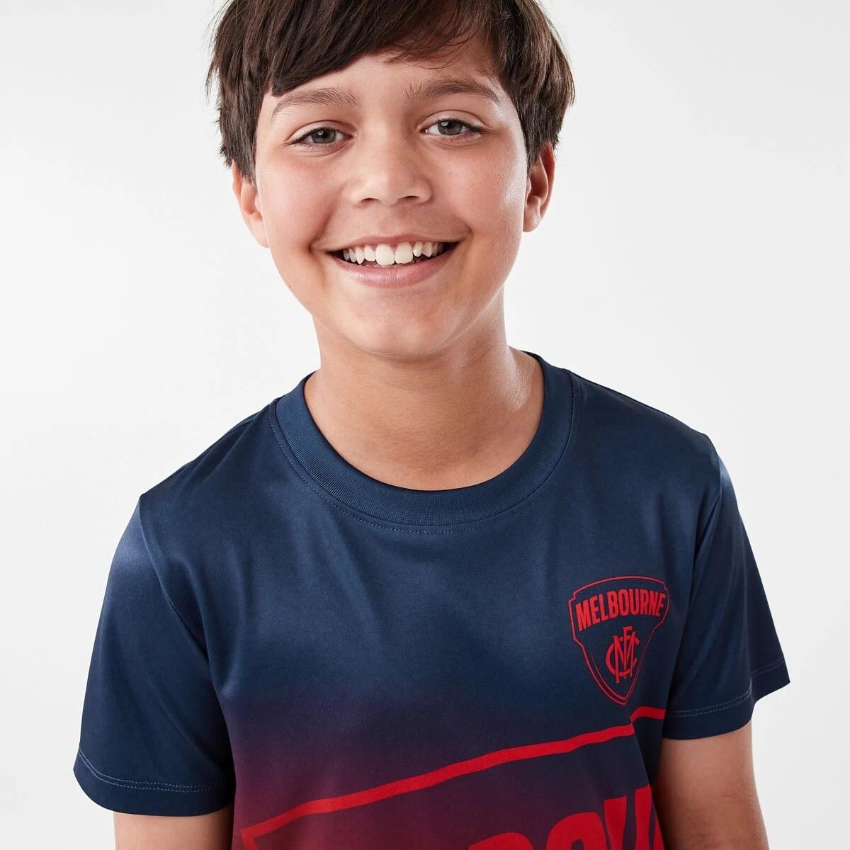 6 Official AFL Kids Training T-shirt Melbourne, 6 of 10