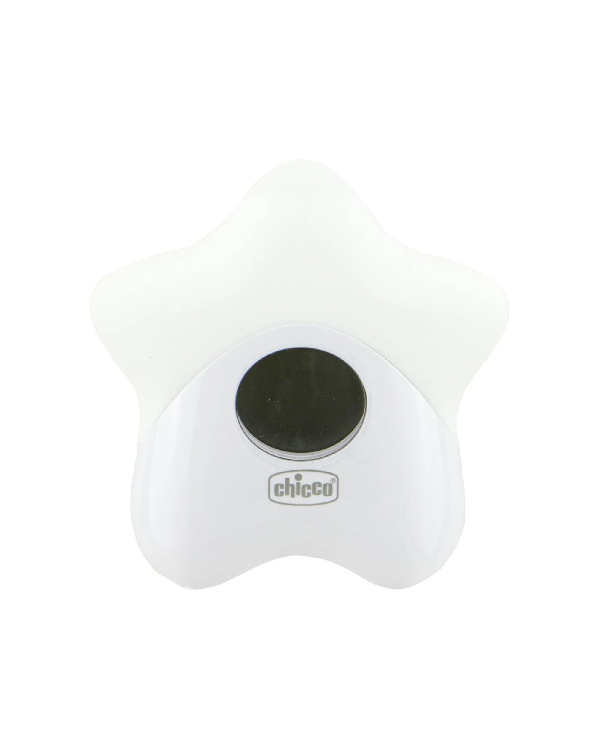 1 Chicco Nursing Baby USB Star Night Light Thermometer Temperature Indicator - White, 1 of 2