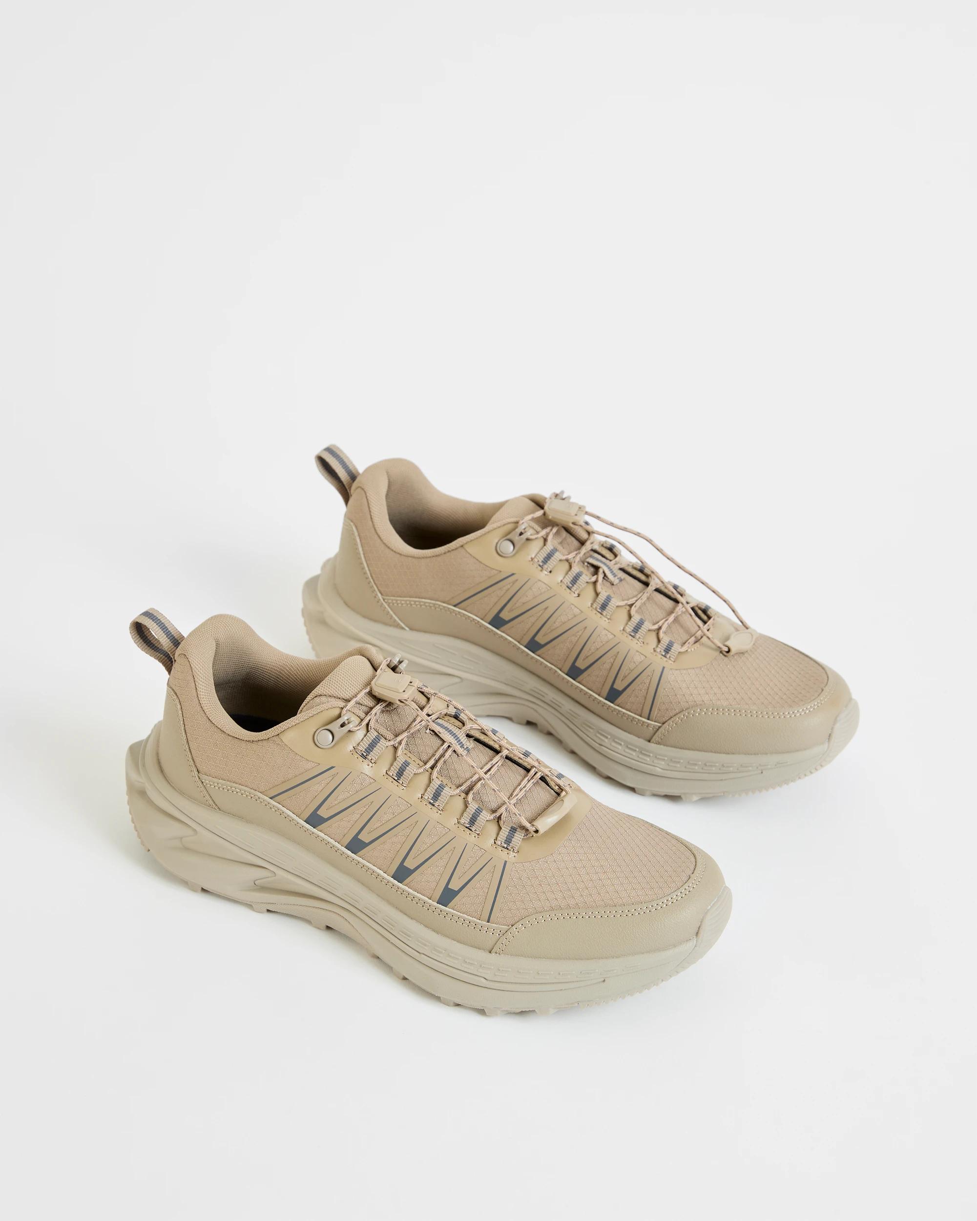 2 Target Man Hiking Knit Trainers TAUPE, 2 of 3