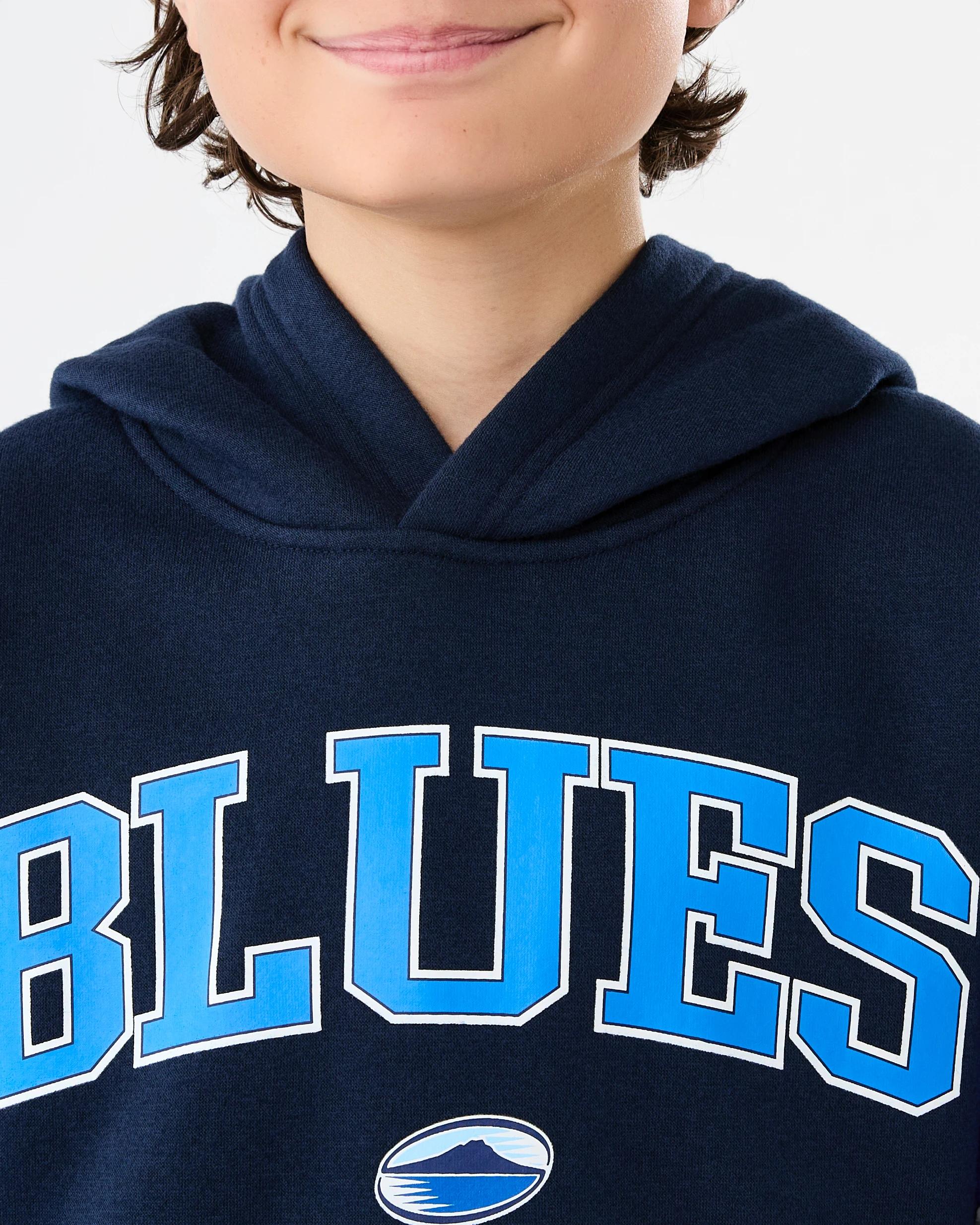 4 Official Super Rugby Youth Hoodie Blues, 4 of 8