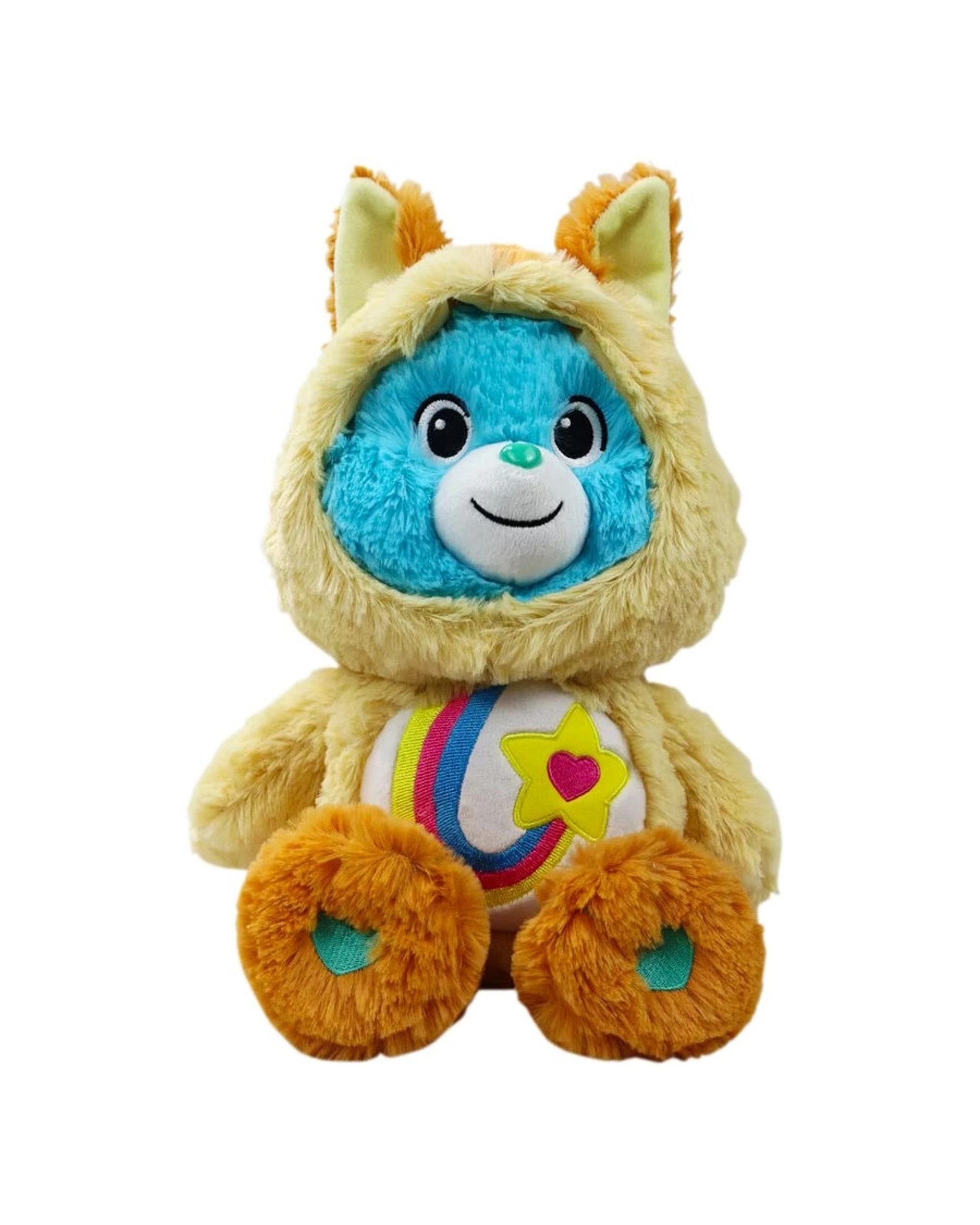 2 Care Bears Snuggle Pals Thanks-a-Lot Bear Fox Medium Plush, 2 of 2