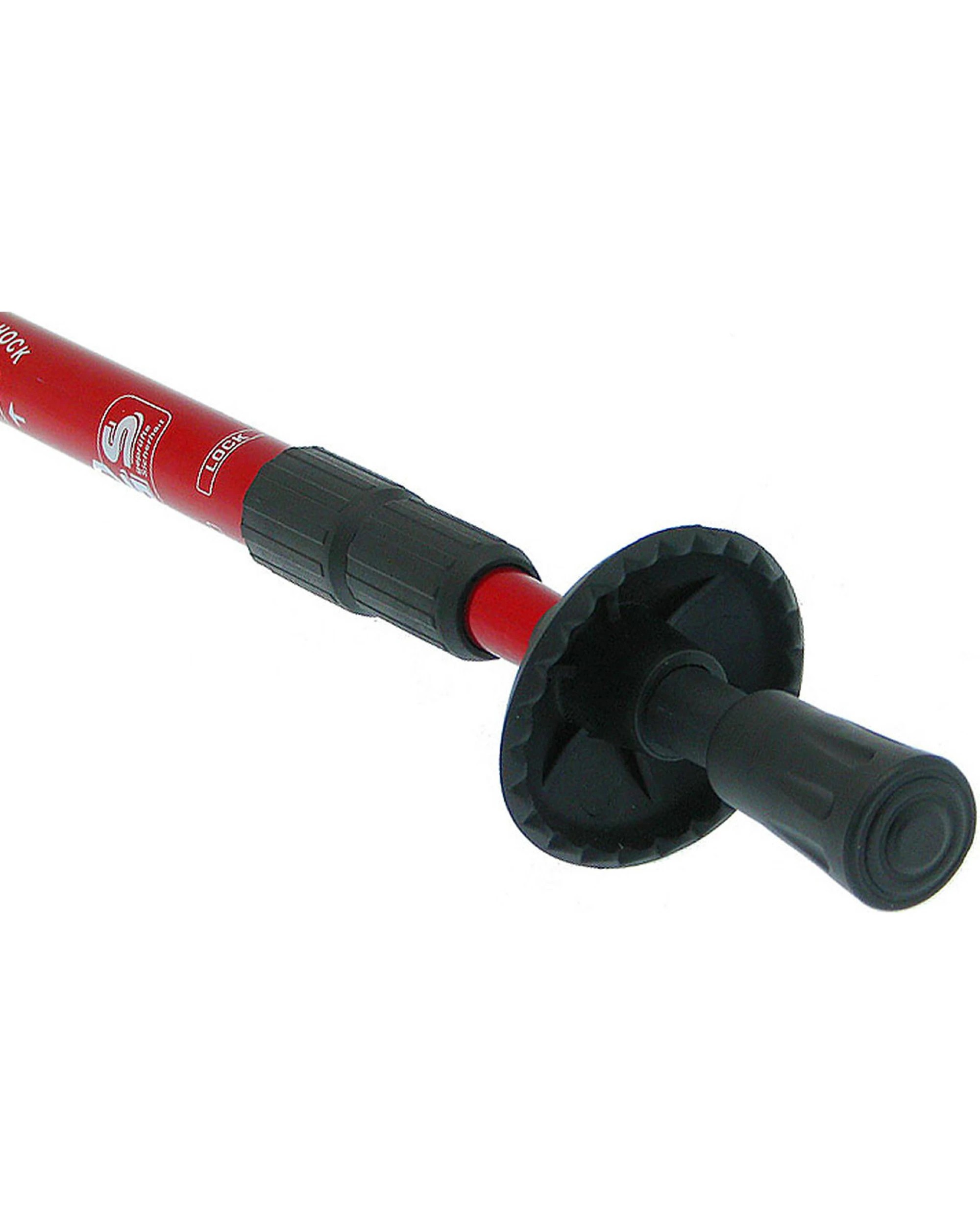 4 Powertrain Sports Anti-Shock Trekking Hiking Poles Sticks Pair - Red, 4 of 6