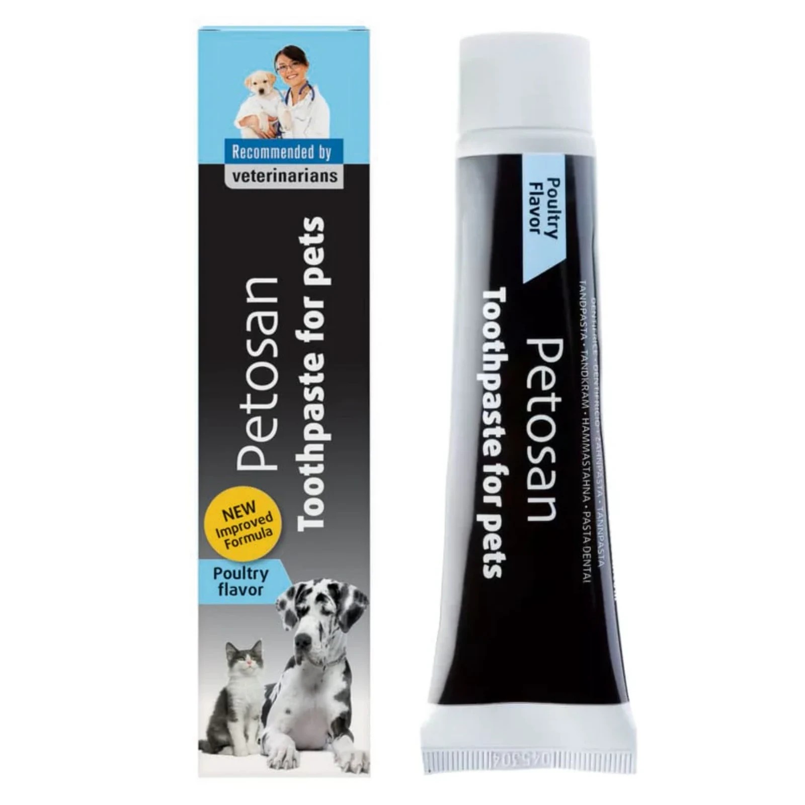2 Petosan Toothpaste Dogs And Cats - 20gm Chicken Flavour, 2 of 2