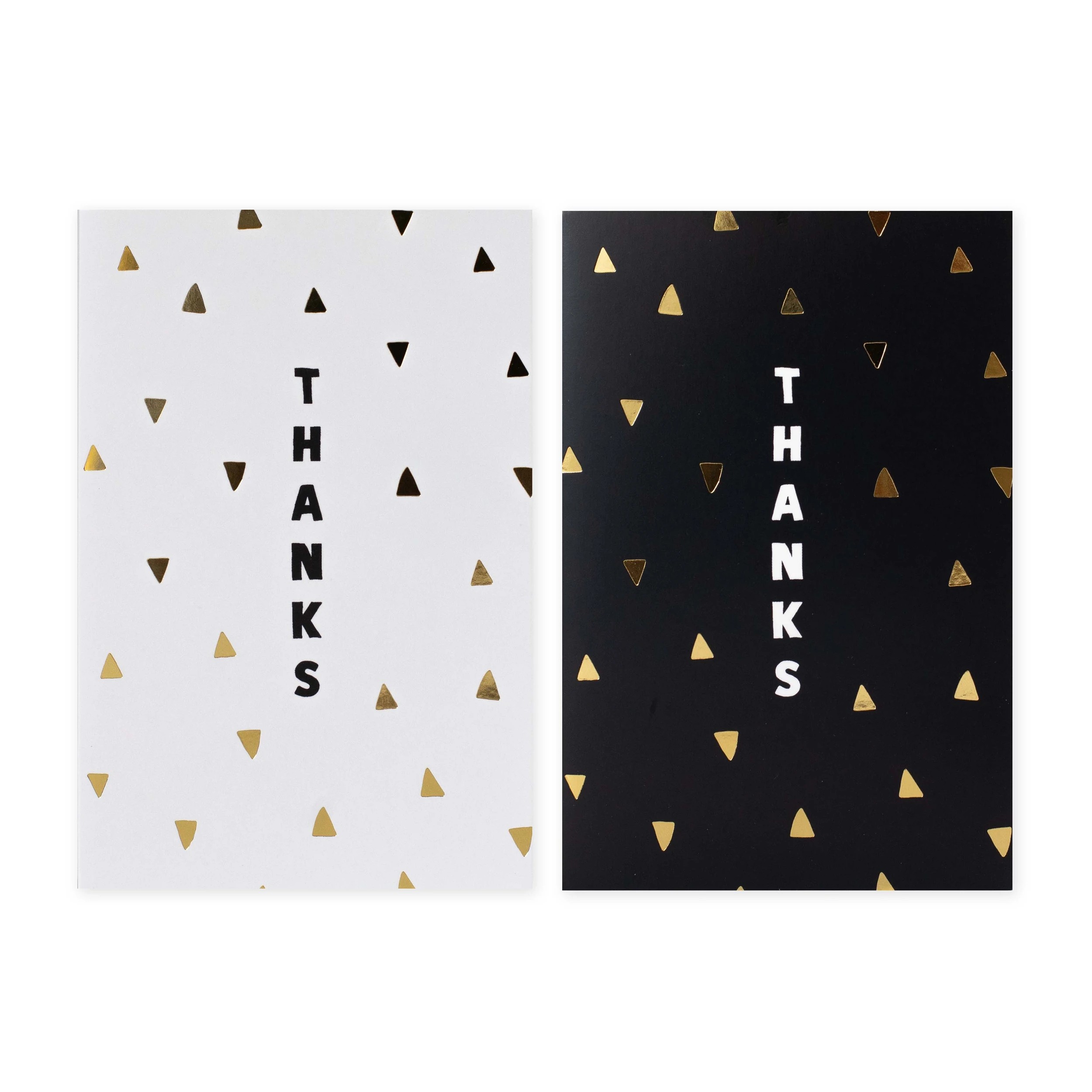 2 12 Pack Hallmark Thank You Cards - Gold Triangles and Thanks, 2 of 4