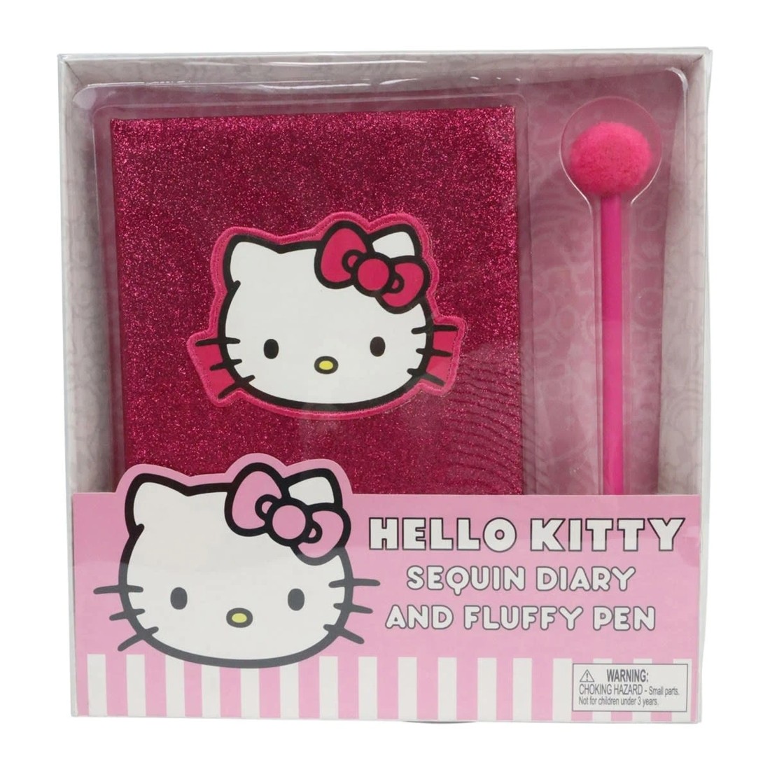 1 Hello Kitty Sequin Diary and Fluffy Pen Set, 1 of 3