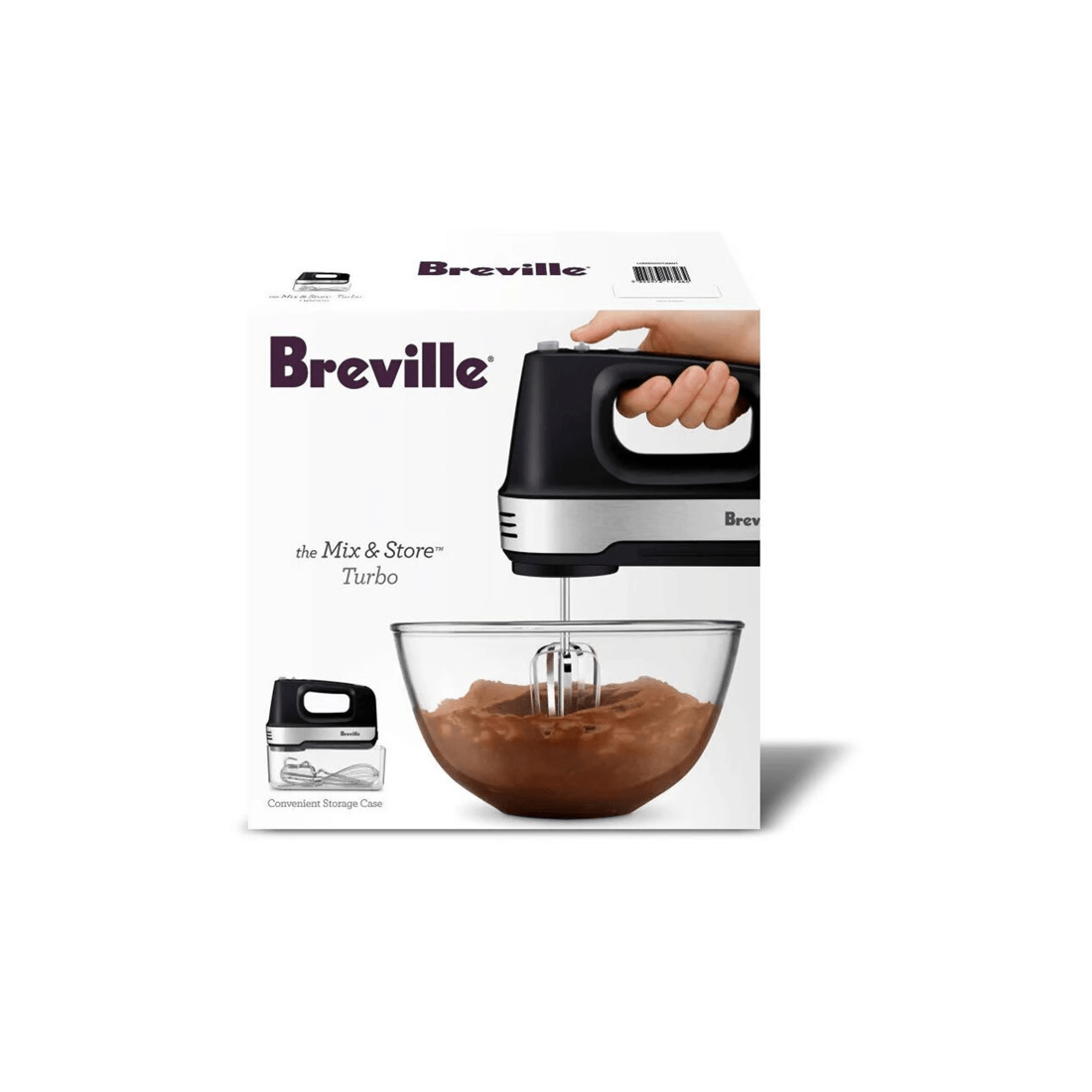 2 Breville Electric Kitchen Mix And Store Turbo Hand Mixer Matte Black 200w
 - Black, 2 of 3