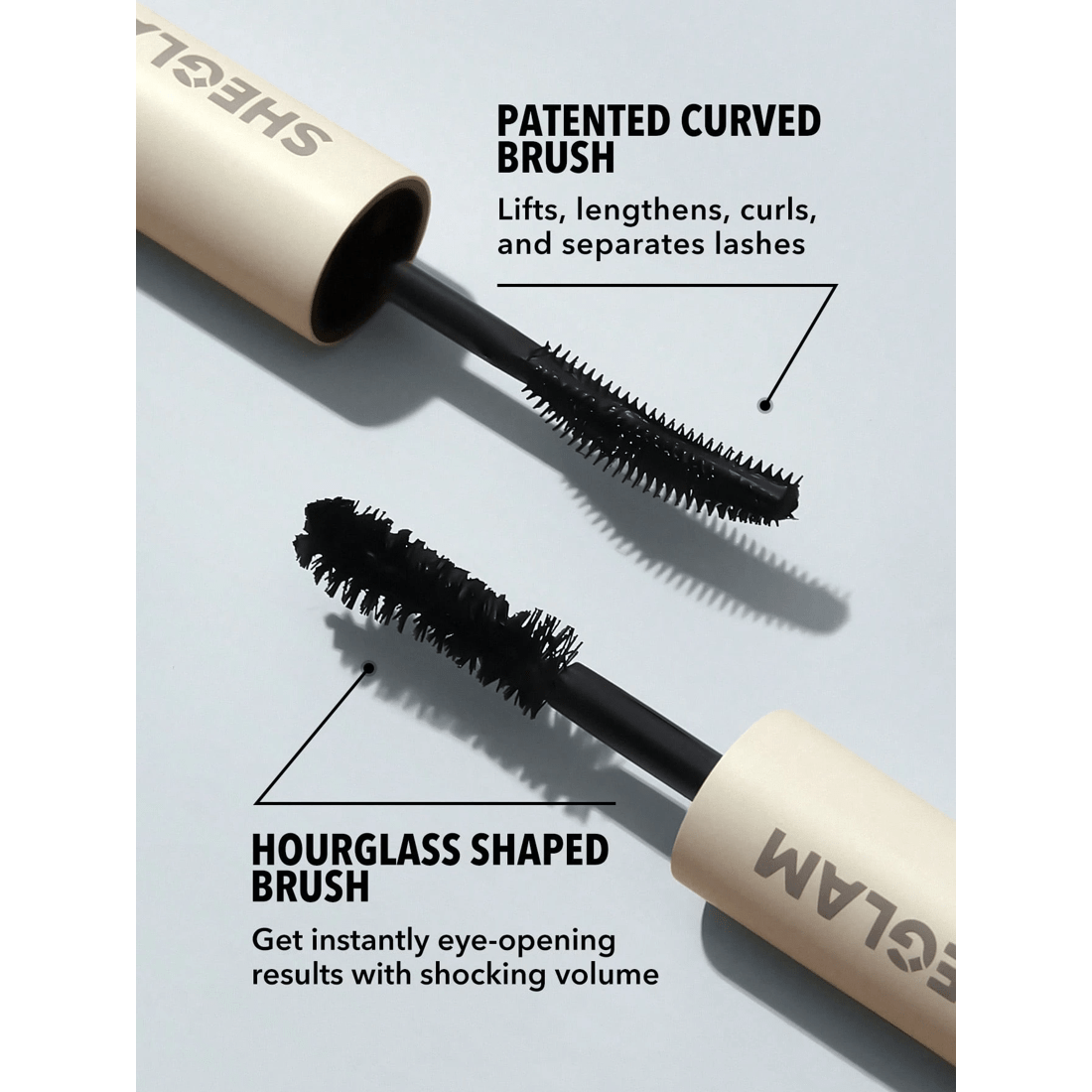 4 SHEGLAM All-In-One Volume & Length Mascara - Washable Black, 4 of 6