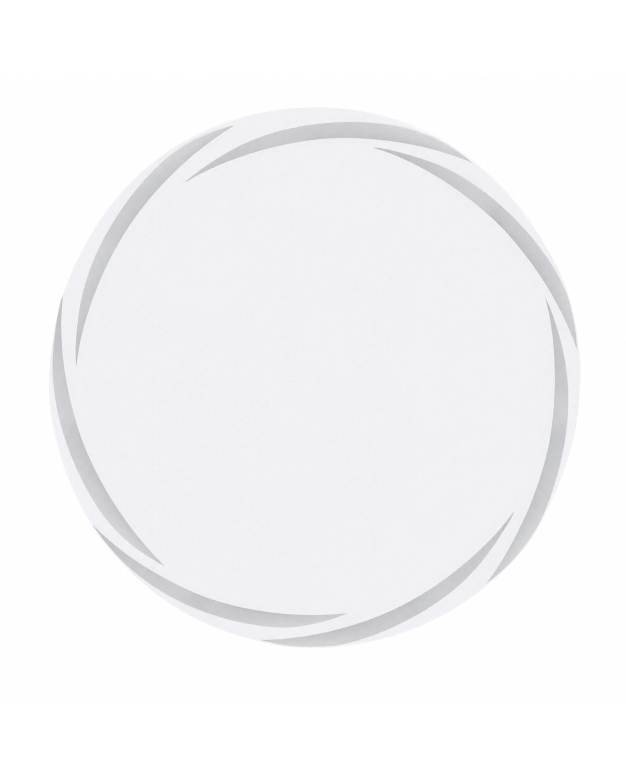 1 OAKORY 80cm Round LED Bathroom Mirror Swirl Style Backlit Dimmable 3-Colour Light Anti-Fog Memory Function, 1 of 4