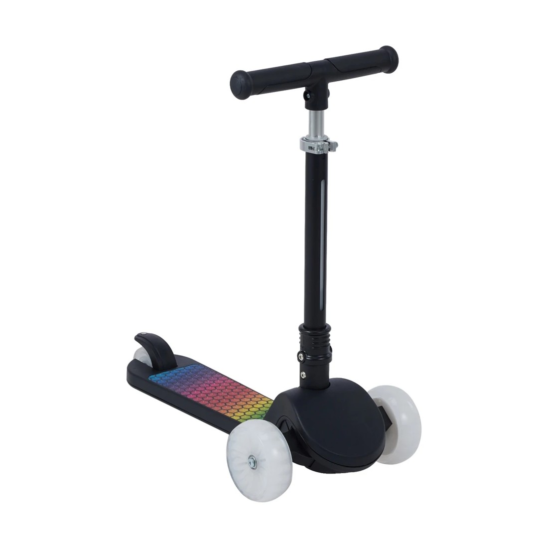 2 Light Up Tri Scooter - Black, 2 of 10