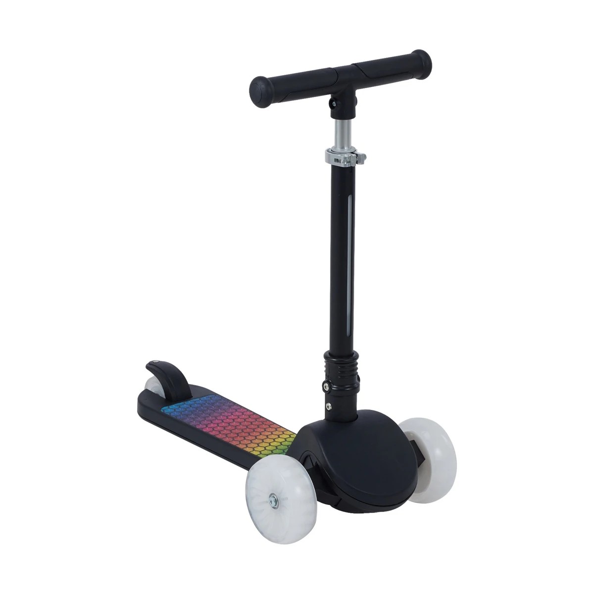 2 Light Up Tri Scooter - Black, 2 of 10