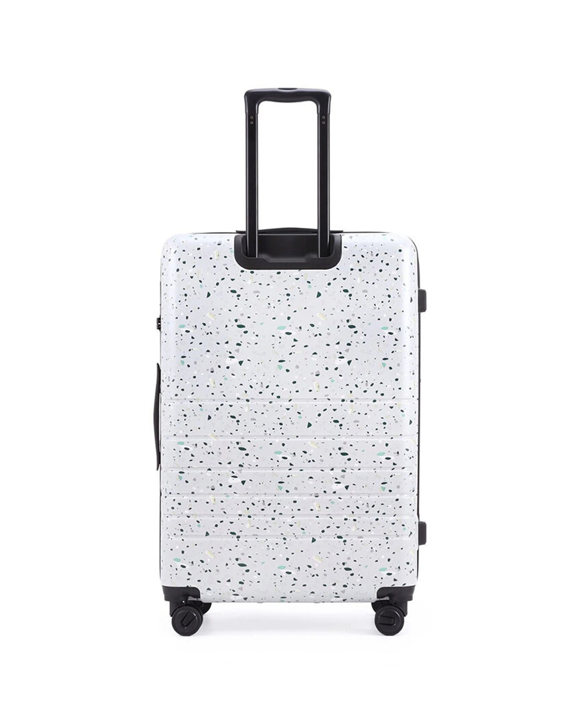 2 Kate Hill Terrazzo Large Travel Luggage Suitcase Lightweight 76x36cm - White, 2 of 9