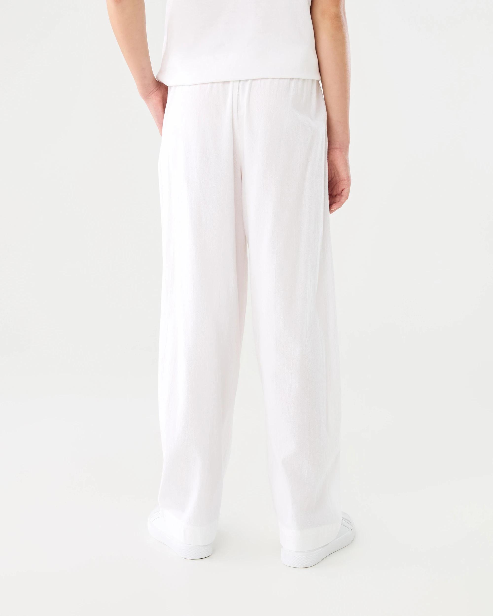 2 Barrel Leg Pants White, 2 of 5