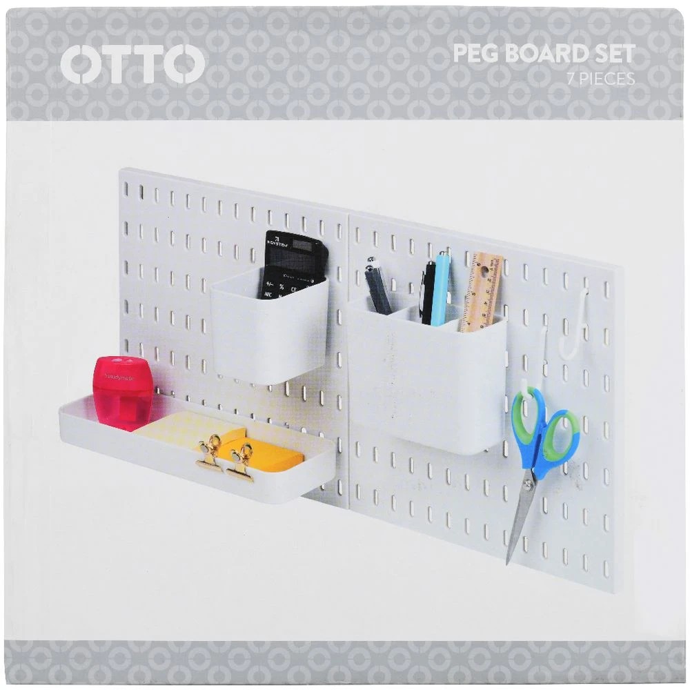 2 Otto Peg Board Set White 7 Piece, 2 of 8