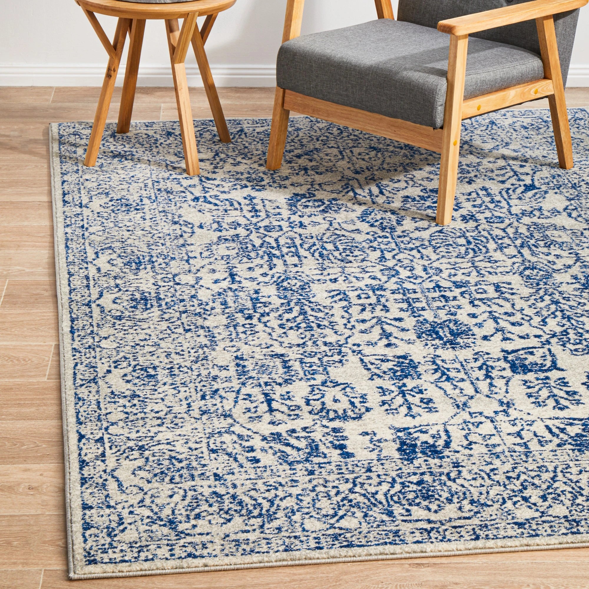 4 Common Ground Rugs Encore 256 400x300cm - Extra Extra Large Floor Rug - Blue, 4 of 9