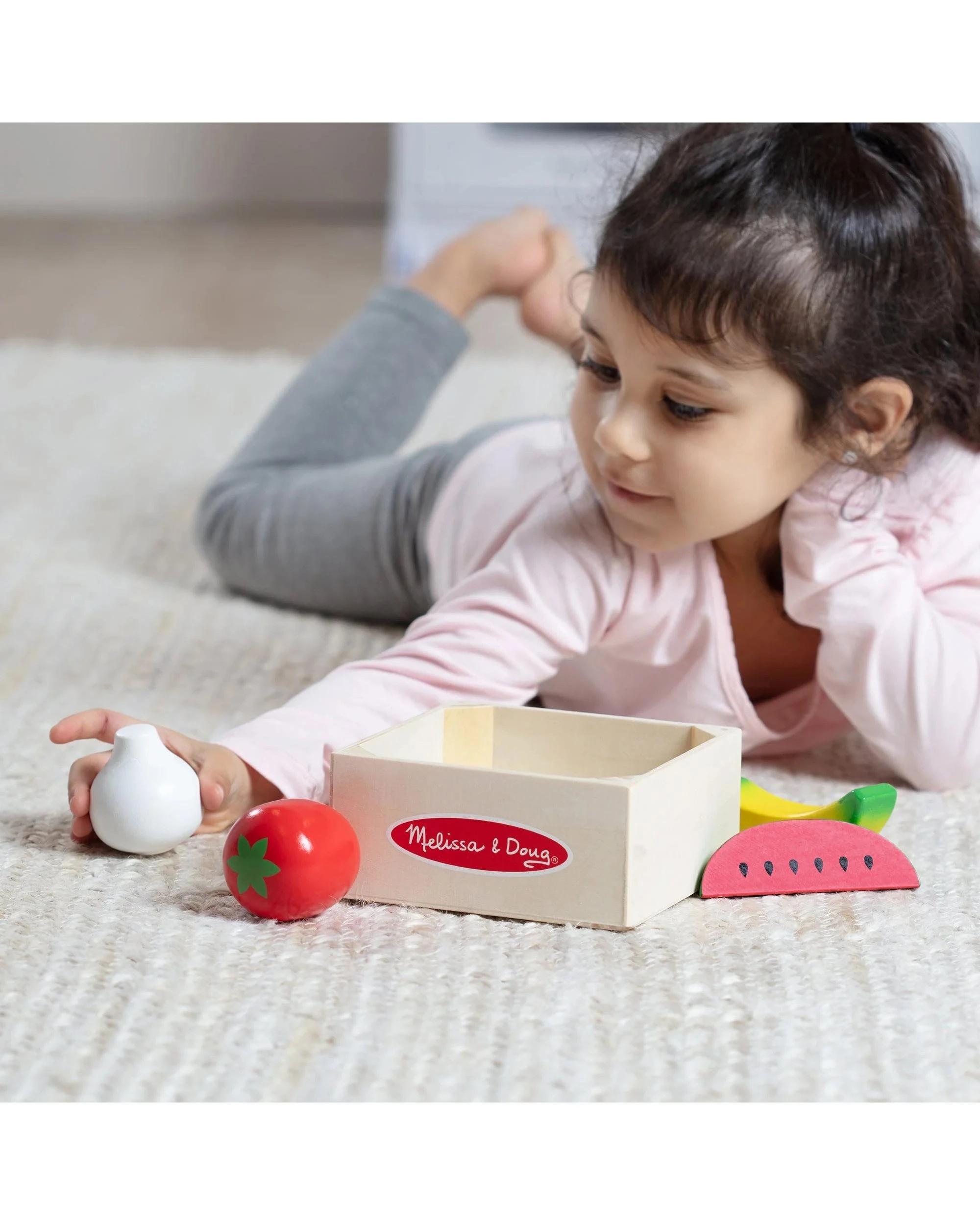 7 Melissa and Doug Wooden Food Groups Produce Play Set, 7 of 7