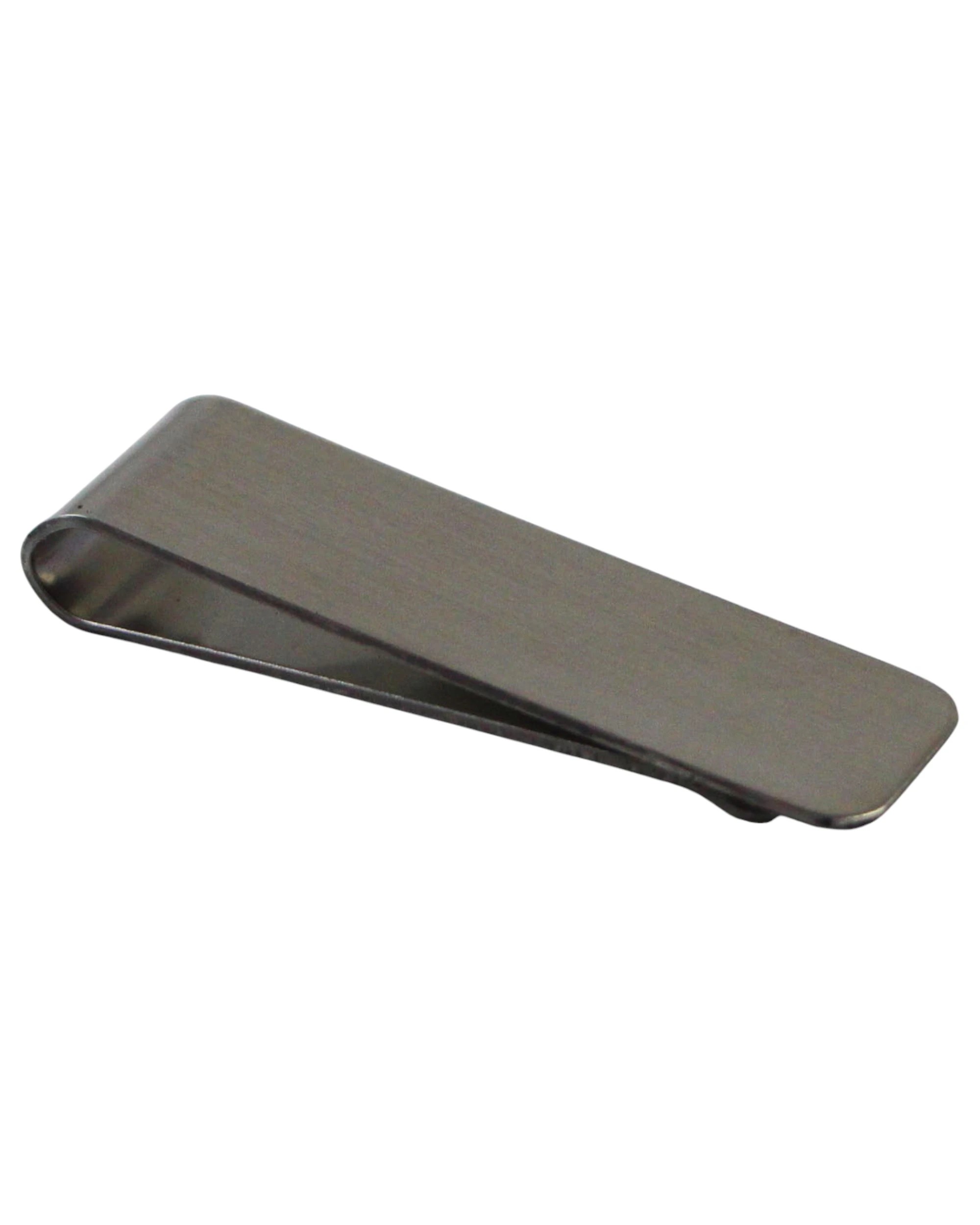 1 Zasel Mens 1.5cms Wide Solid Money Clip - Silver, 1 of 4