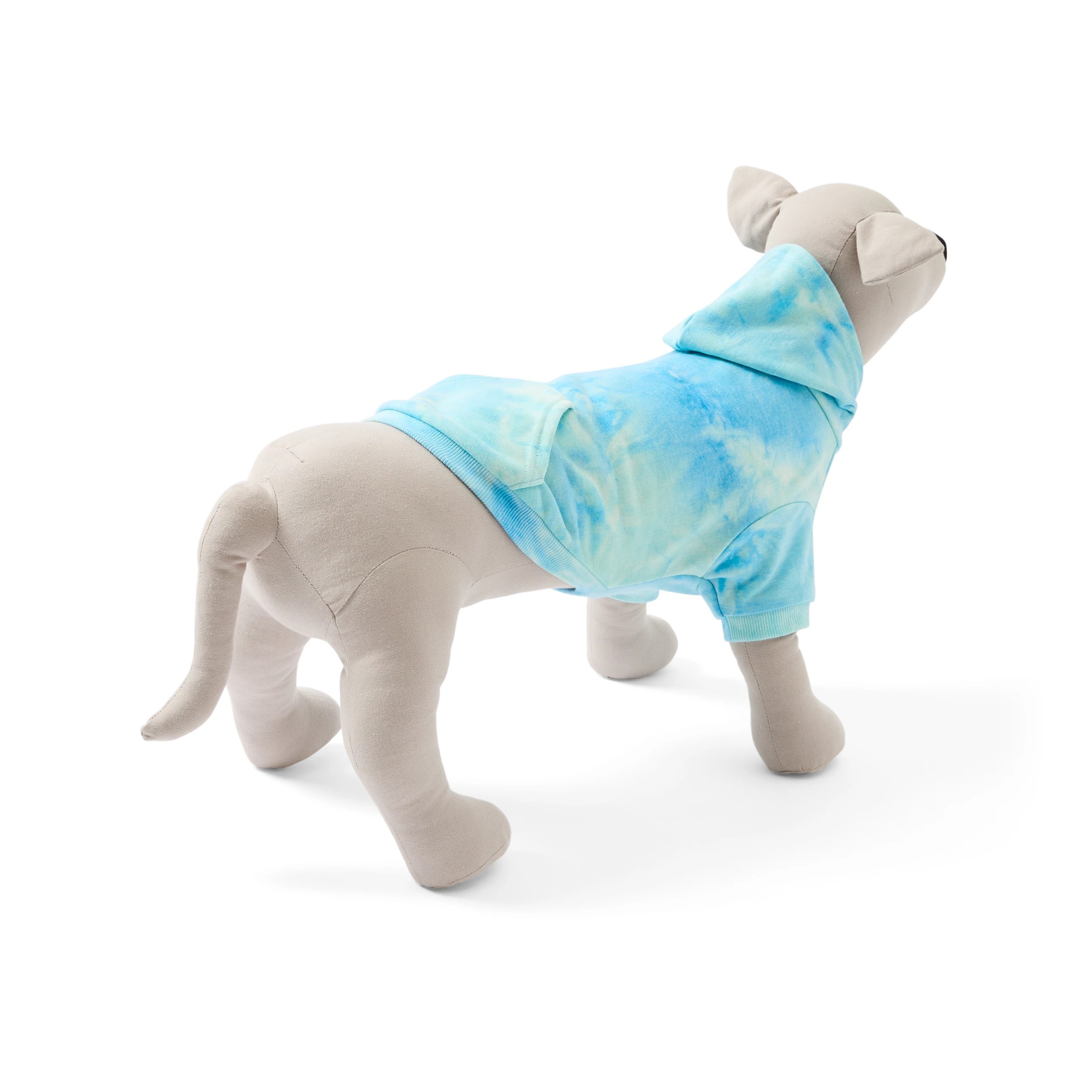 3 Pet Hoodie Tie-Dye - Medium, Blue, 3 of 10