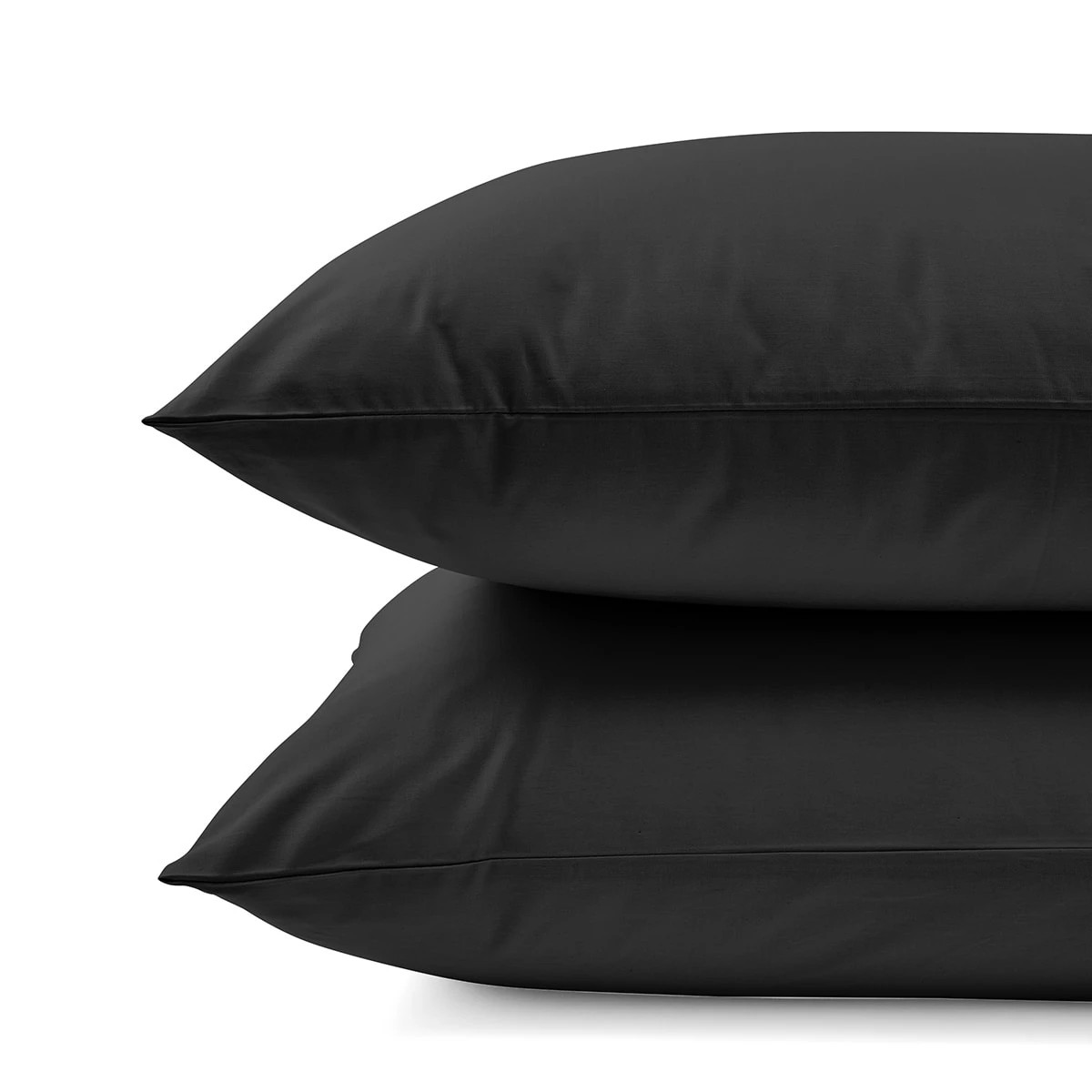 2 250 Thread Count Cotton Rich Sheet Set - Double Bed, Black, 2 of 7