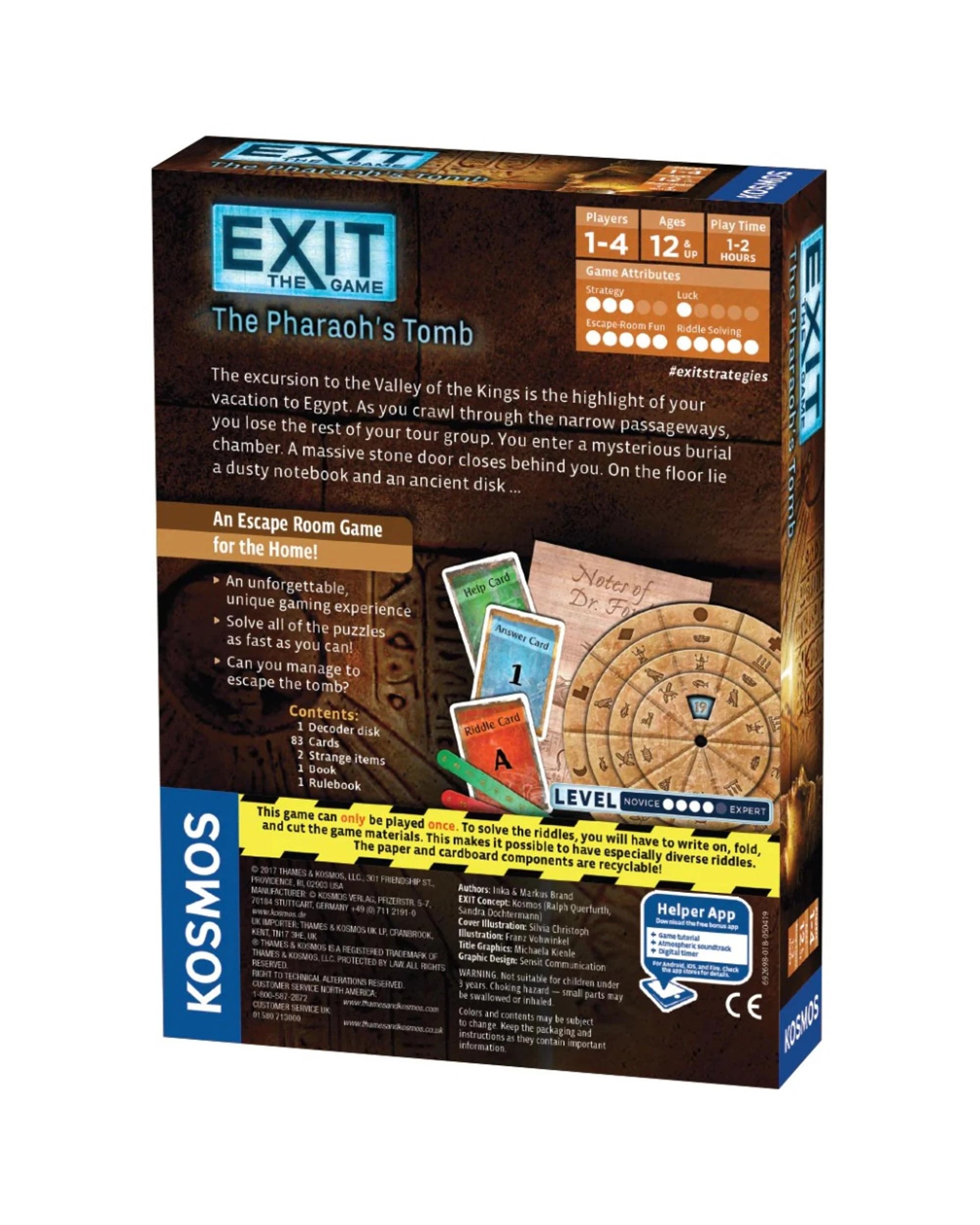3 Exit The Game: The Pharaohs Tomb Puzzle Game, 3 of 3