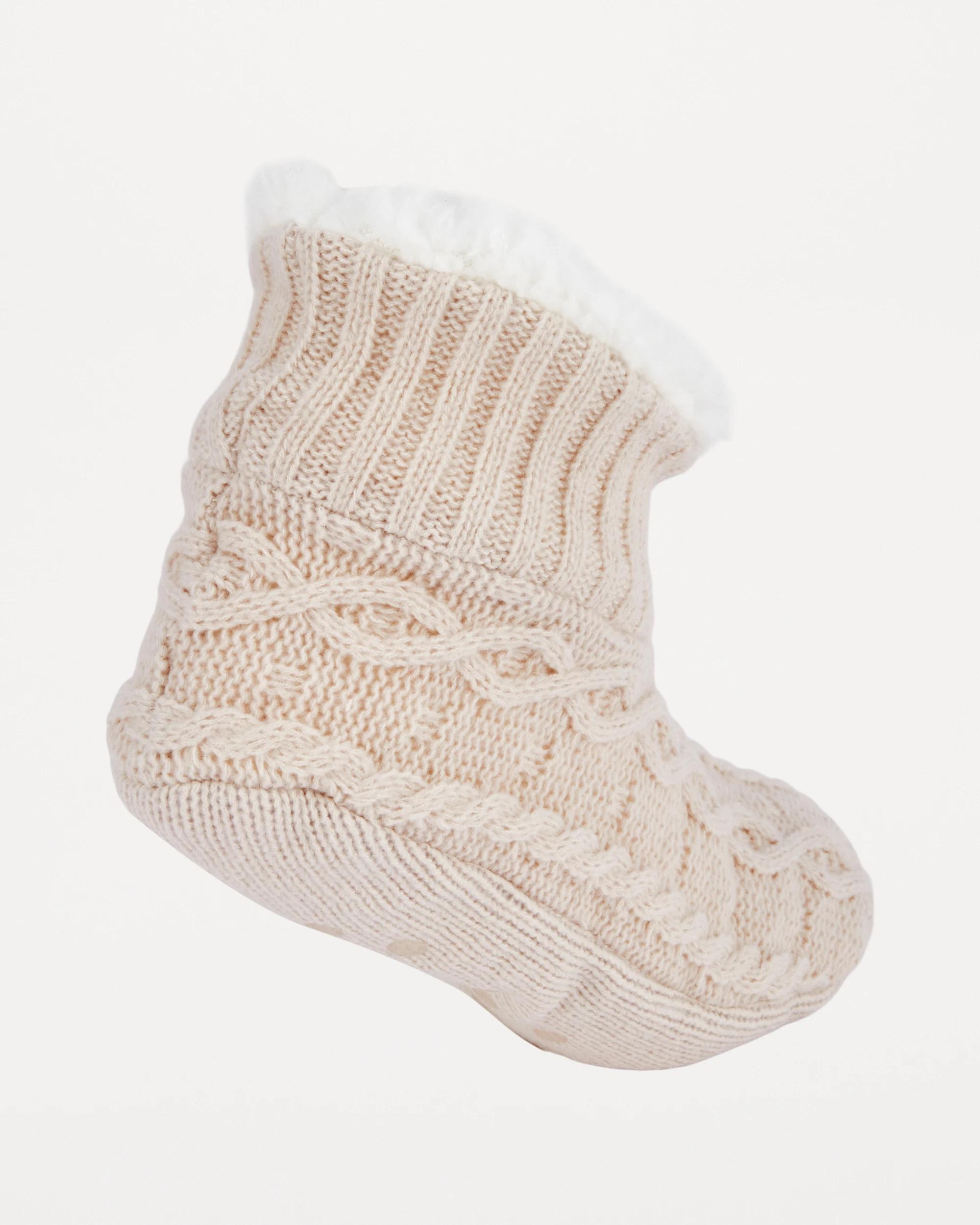 3 Cable Bootie Beige Cld, 3 of 4