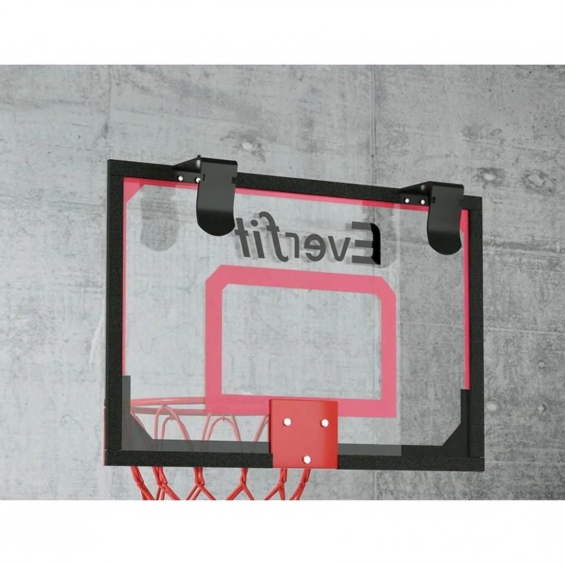 5 Everfit 23" Mini Basketball Hoop Backboard Door Wall Mounted Sports Kids - Red, 5 of 7