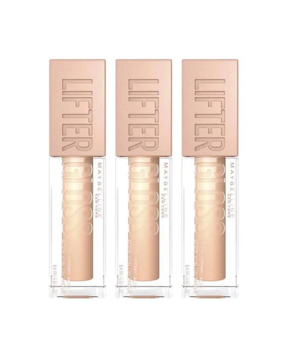 3 x Maybelline Lifter Gloss Hydrating Lip Gloss 5.4mL - 20 Sun - Beige