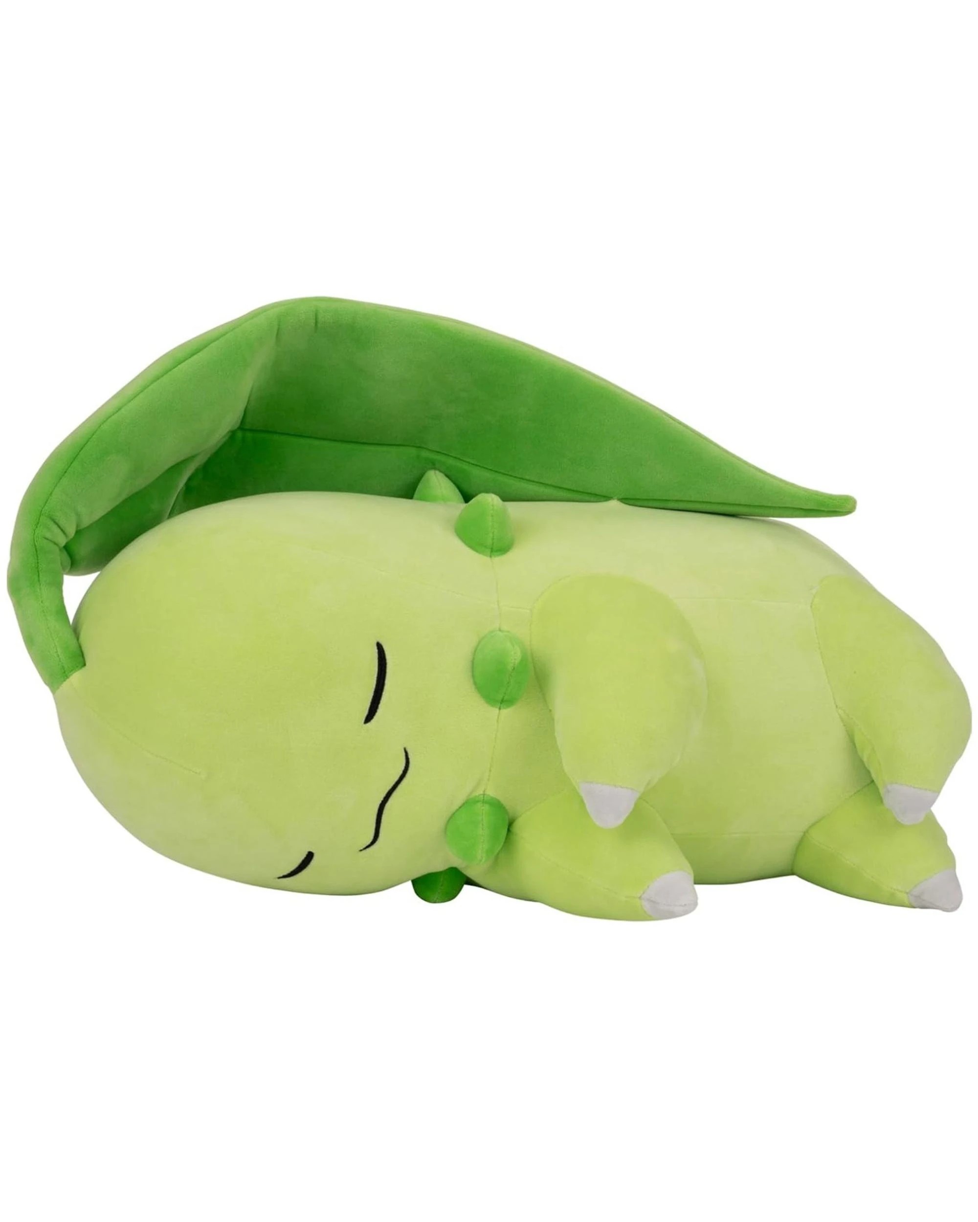 1 Pokemon Chikorita Sleeping 18 inch Plush, 1 of 4