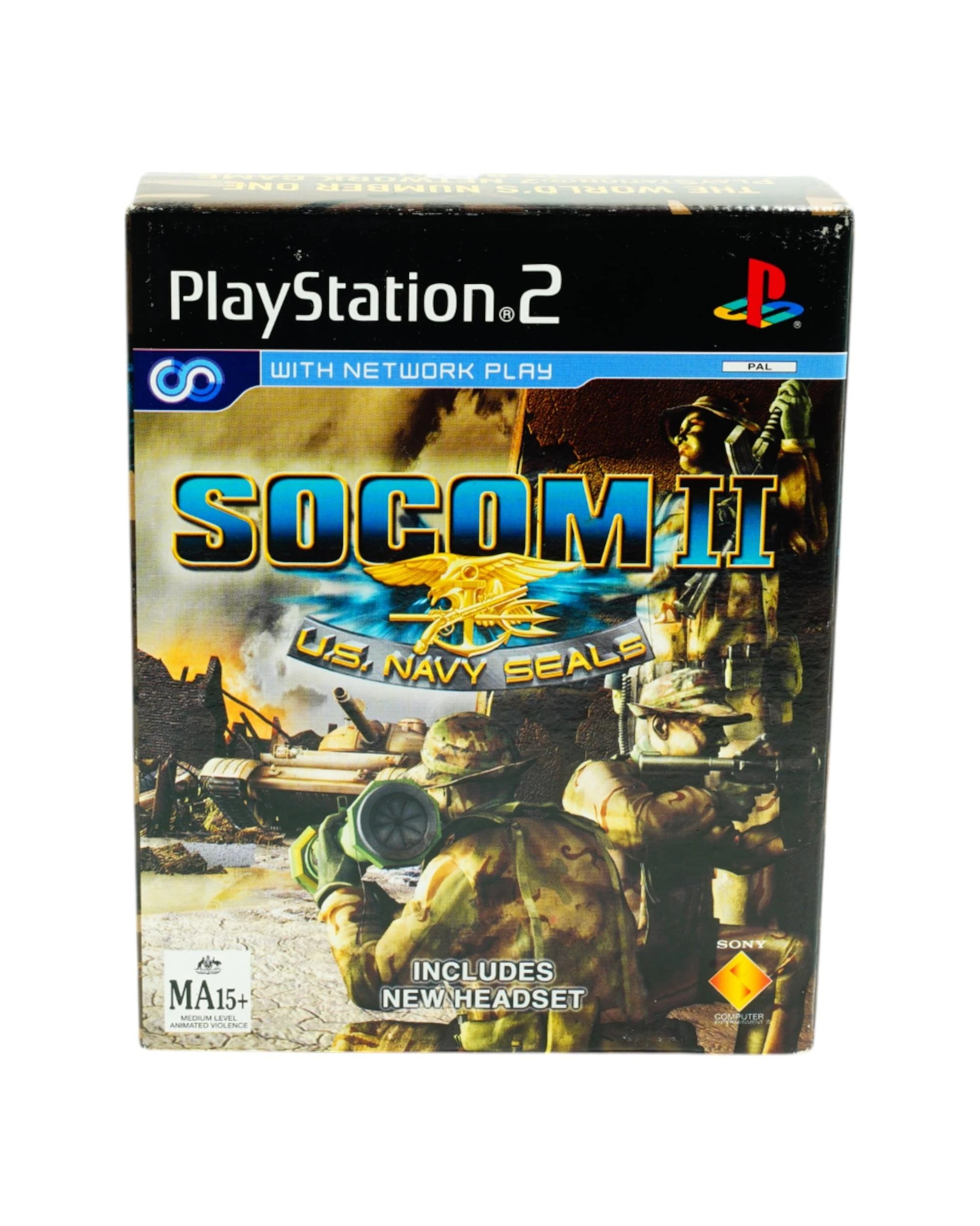 2 SOCOM II: U.S. Navy SEALs Big Box - PS2, 2 of 7