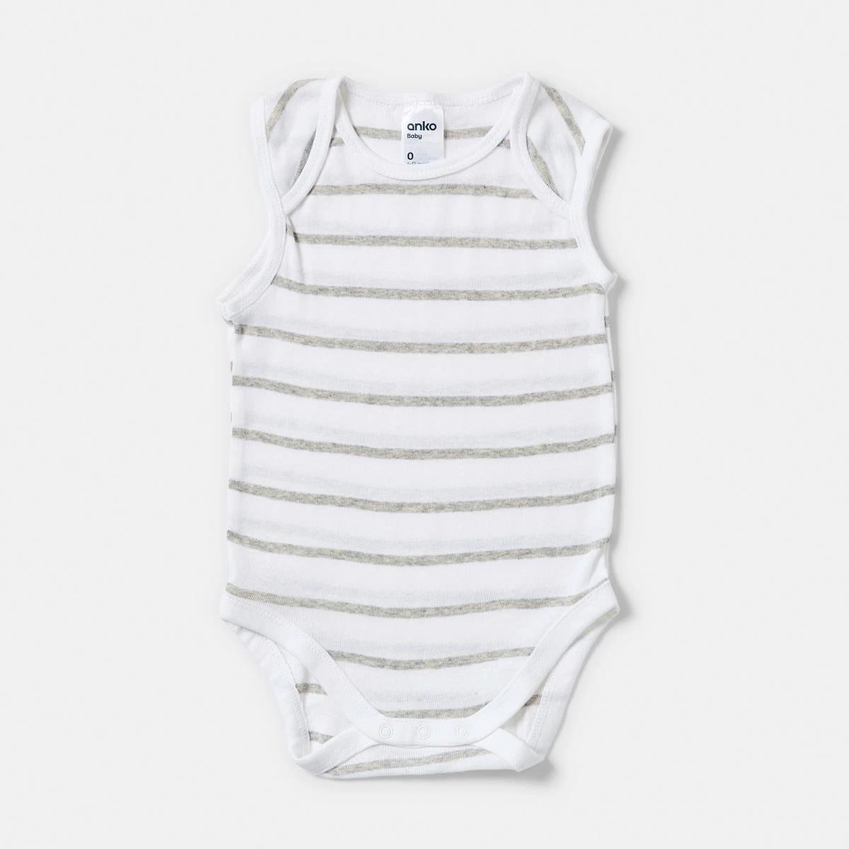 5 5 Pack Sleeveless Bodysuits BLUE MULTI PACK, 5 of 10