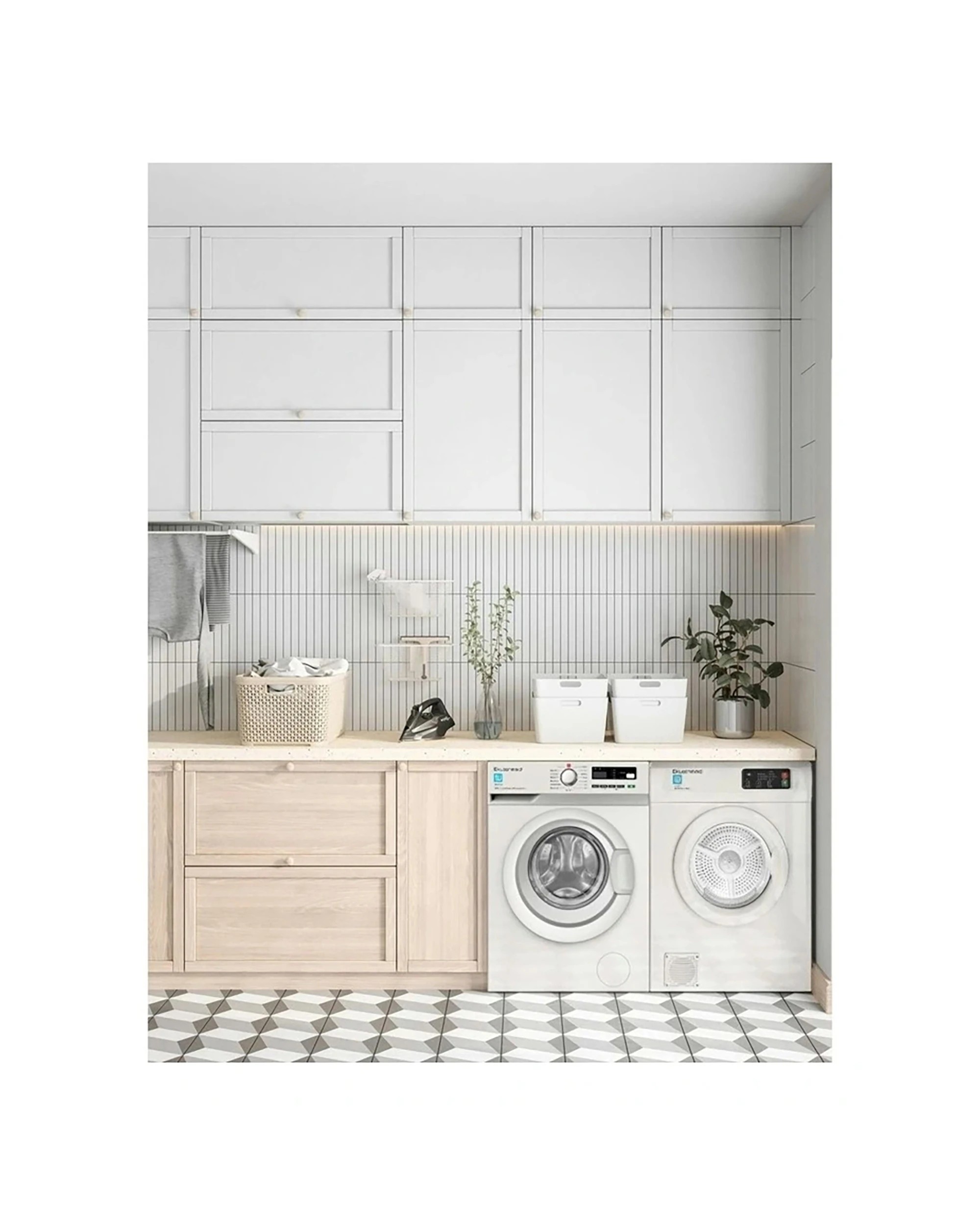 3 Kleenmaid Steam Assisted Front Load Washing Machine 8kg Energy Efficient - White, 3 of 6