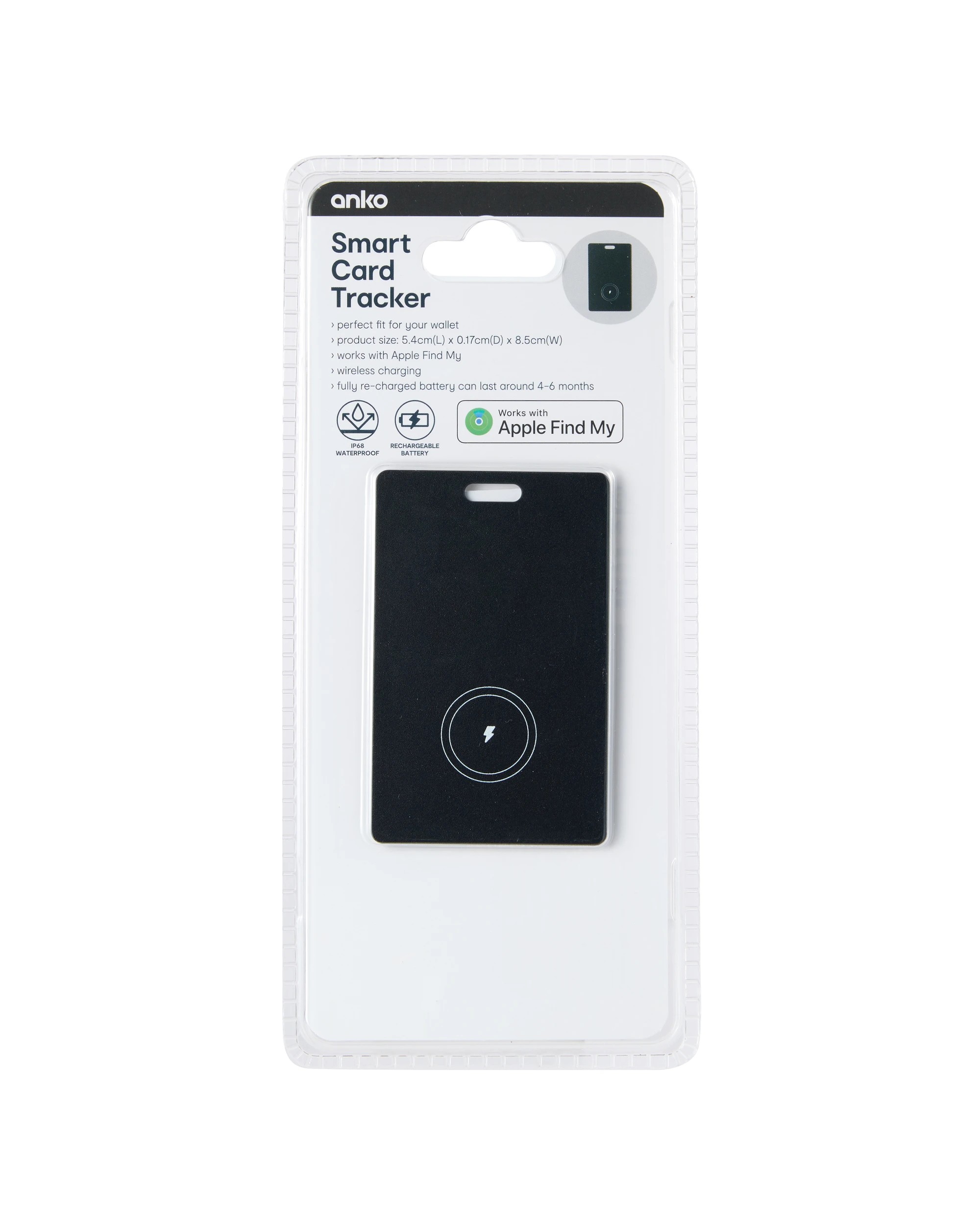 6 Smart Card Tracker -  Compatible with Apple Find My (iOS Only), 6 of 6