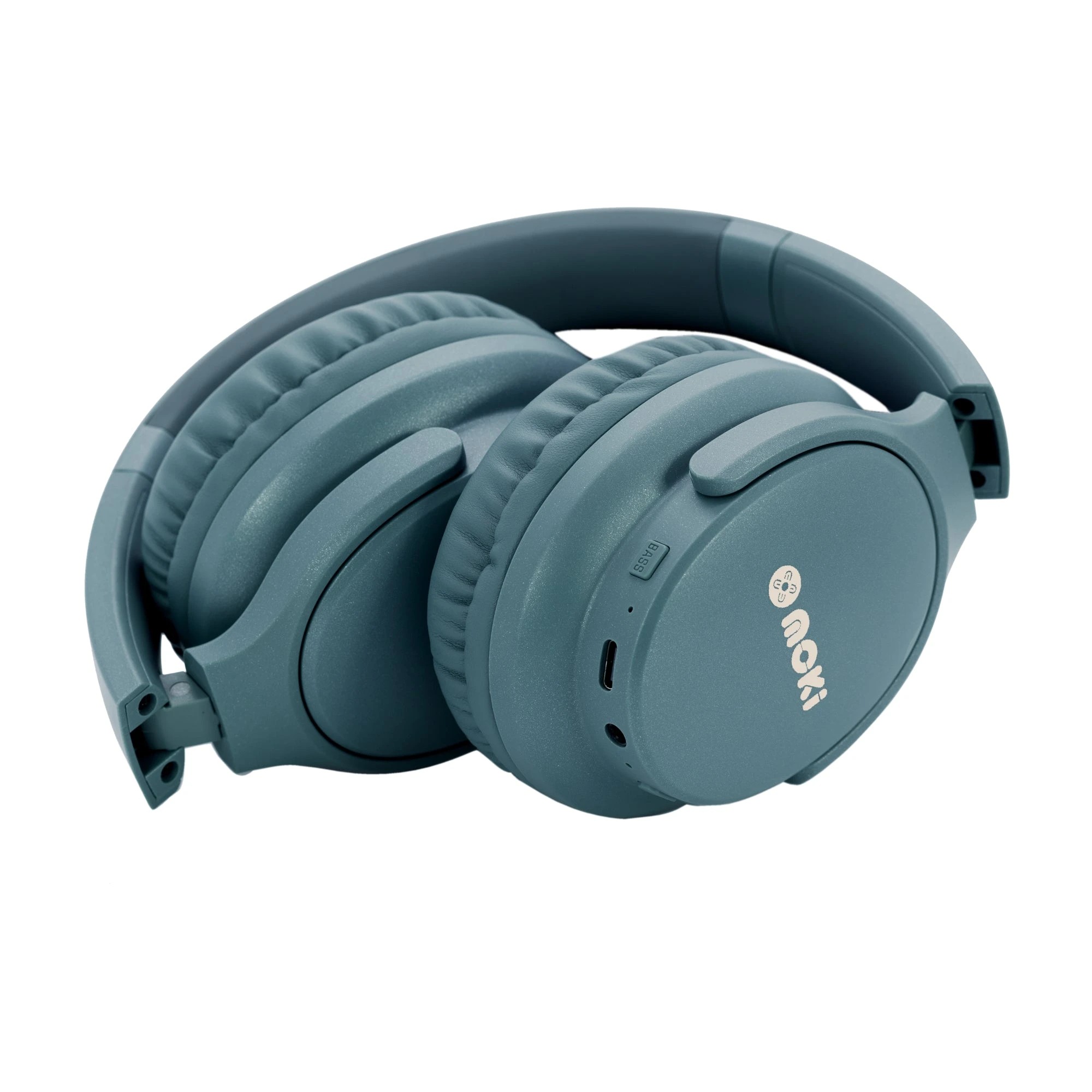 2 Moki Element Wireless Headphones - Storm - Blue, 2 of 4