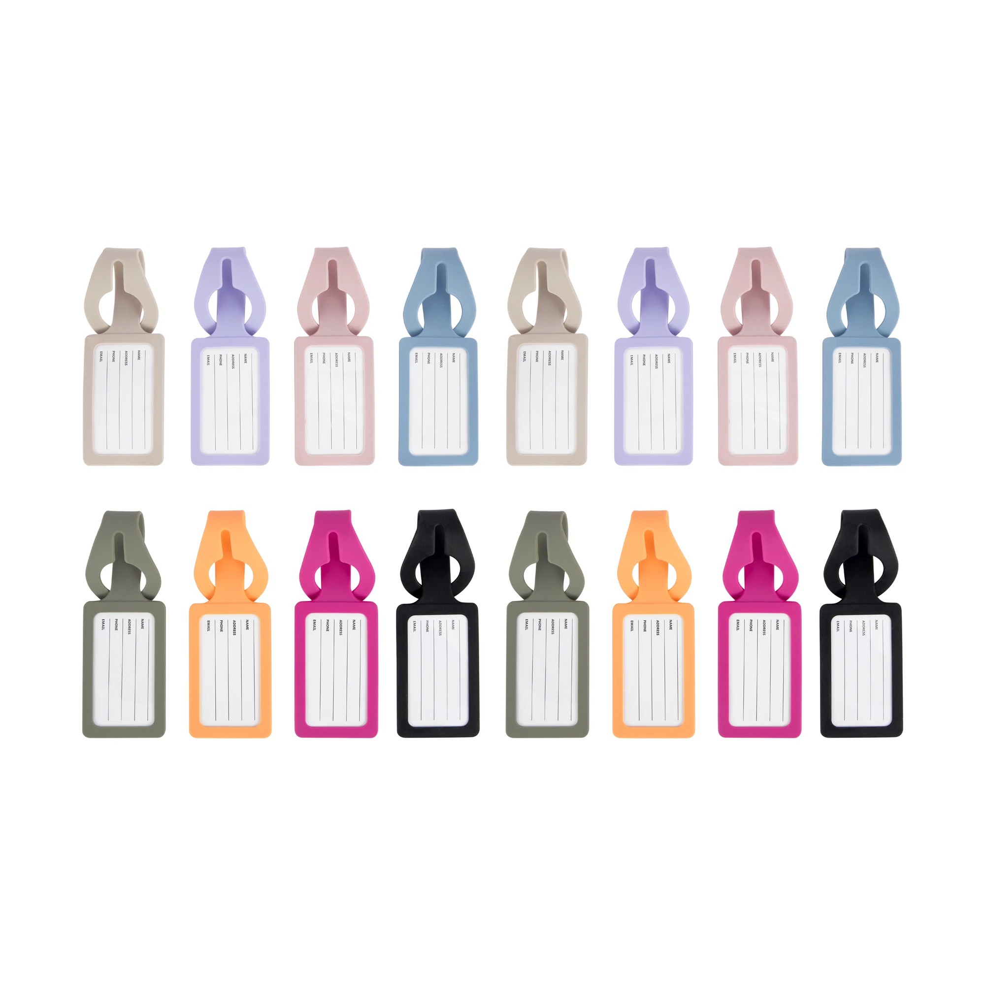 1 2 Piece Luggage Tags - Assorted, 1 of 5