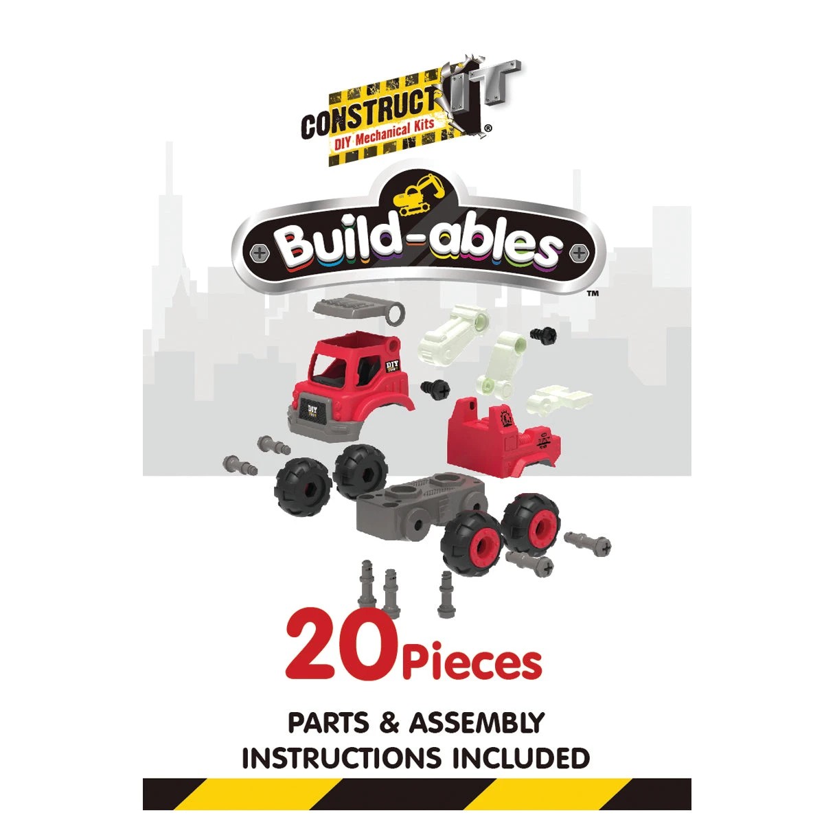 2 Construct-It Build-ables - Fire Rescue Tow Truck, 2 of 5