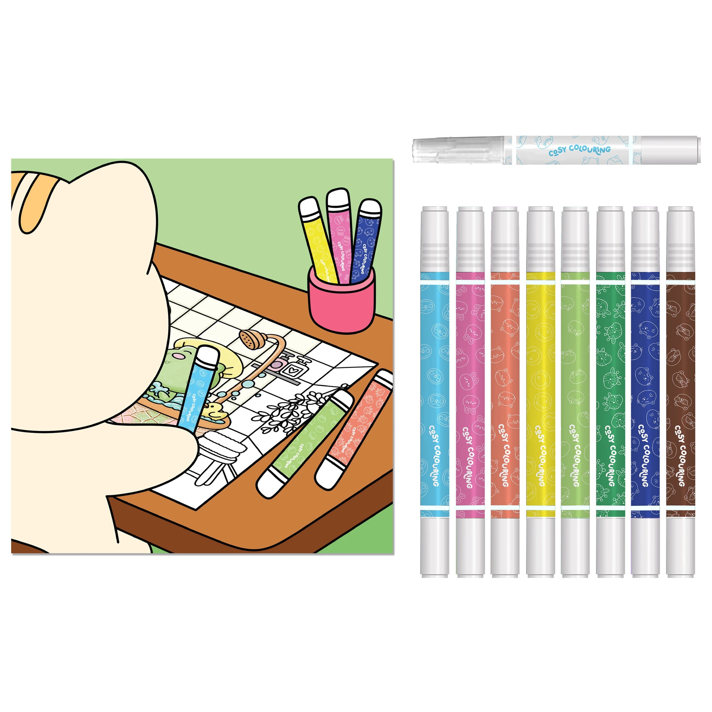 3 Art Maker Cosy Colouring Art Kit: Little Things - Book, 3 of 5