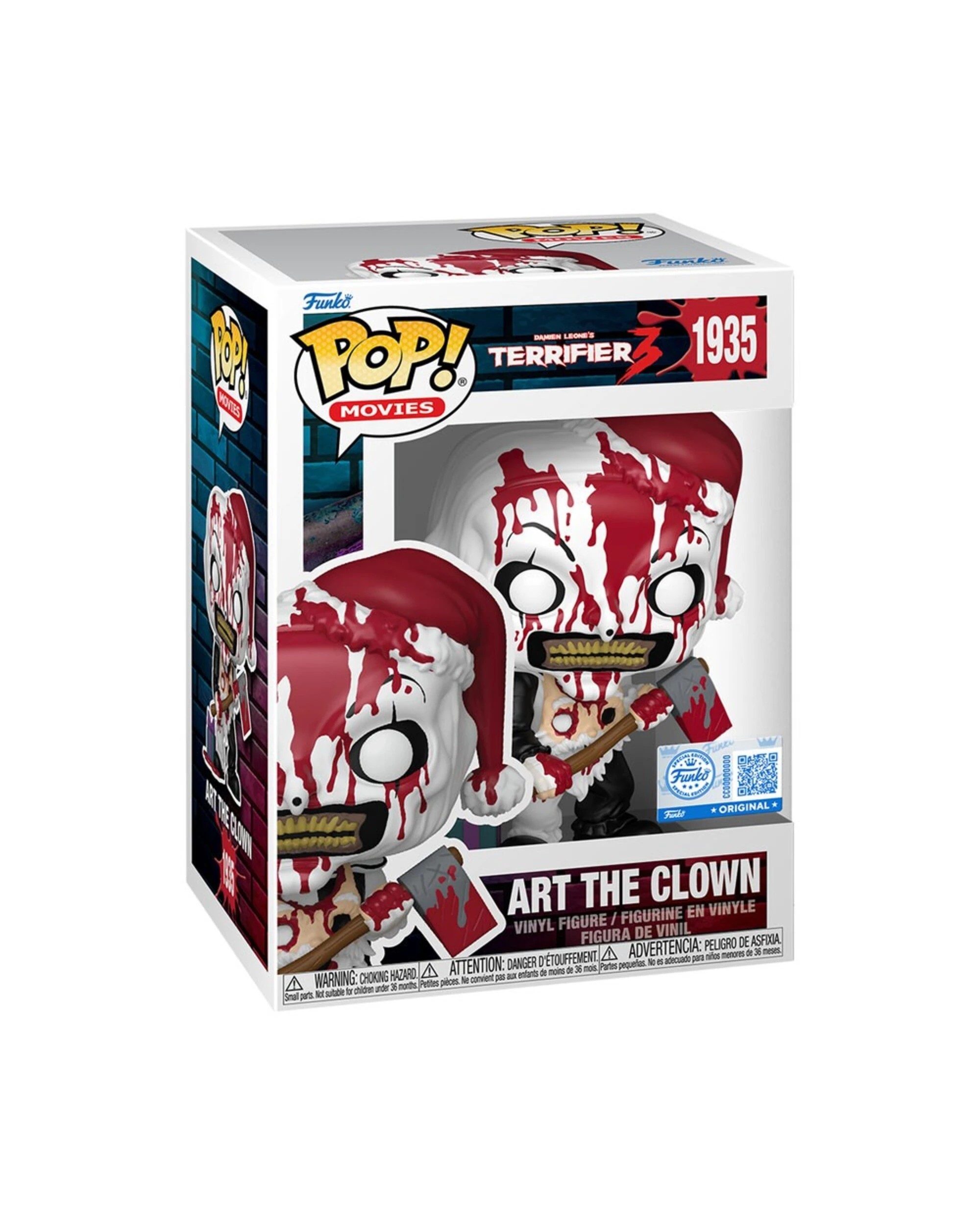 2 Terrifier 3 - Art the Clown Pop! Vinyl Figure, 2 of 2