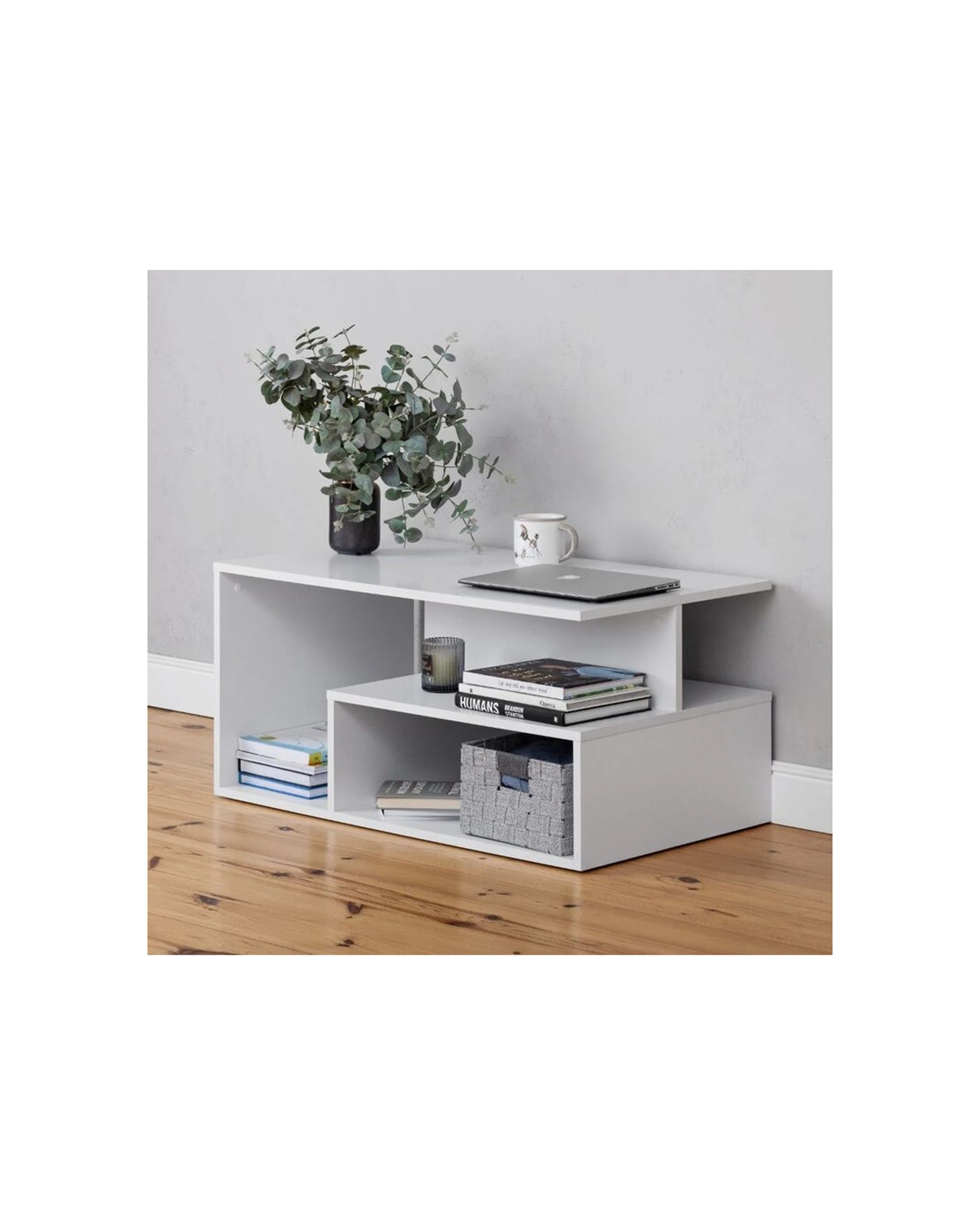3 European Cabinetry Valencia Decorative Furniture Coffee Table Oak - White, 3 of 5
