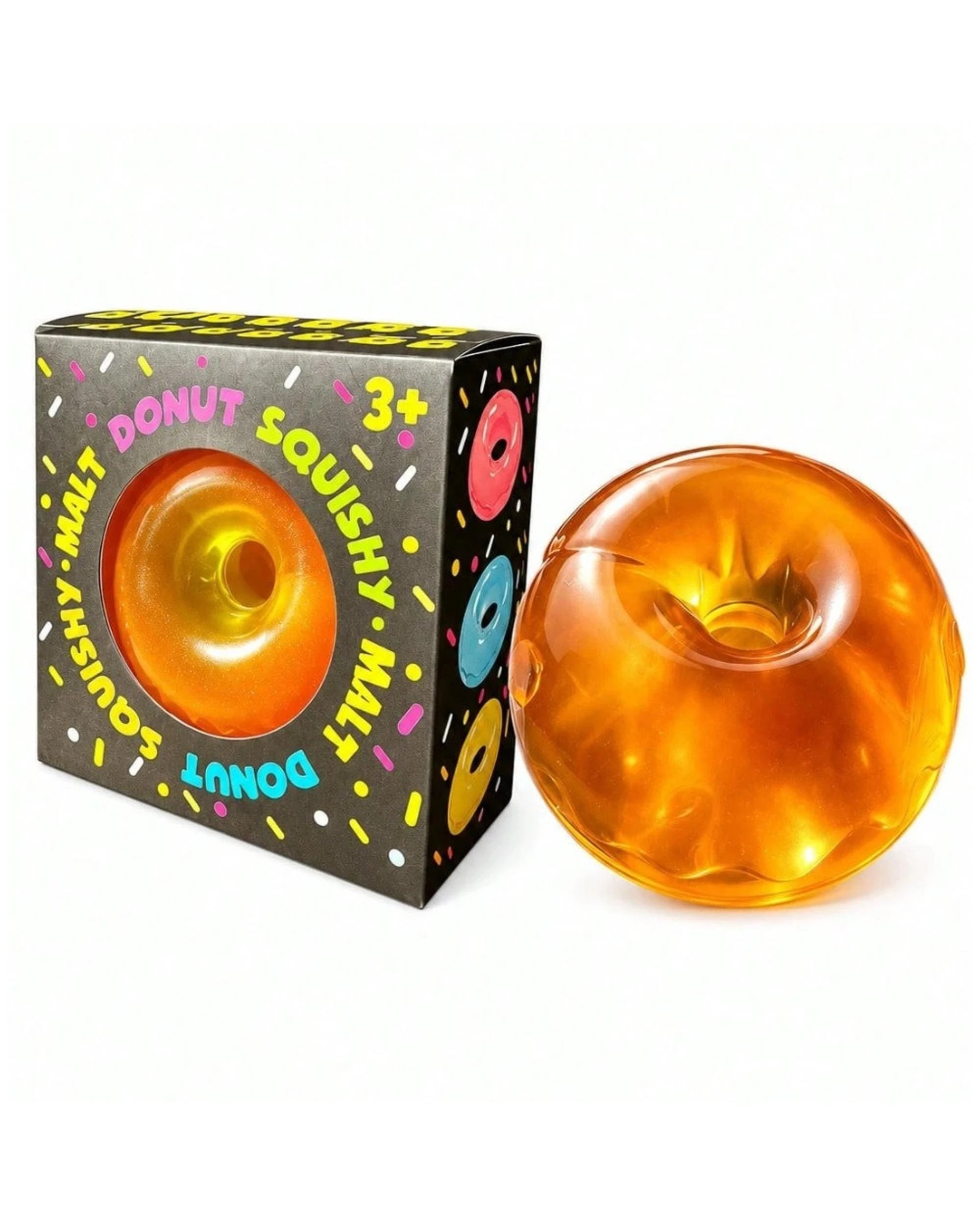 4 Squishy Sugar Translucent Donuts Assortment, 4 of 4