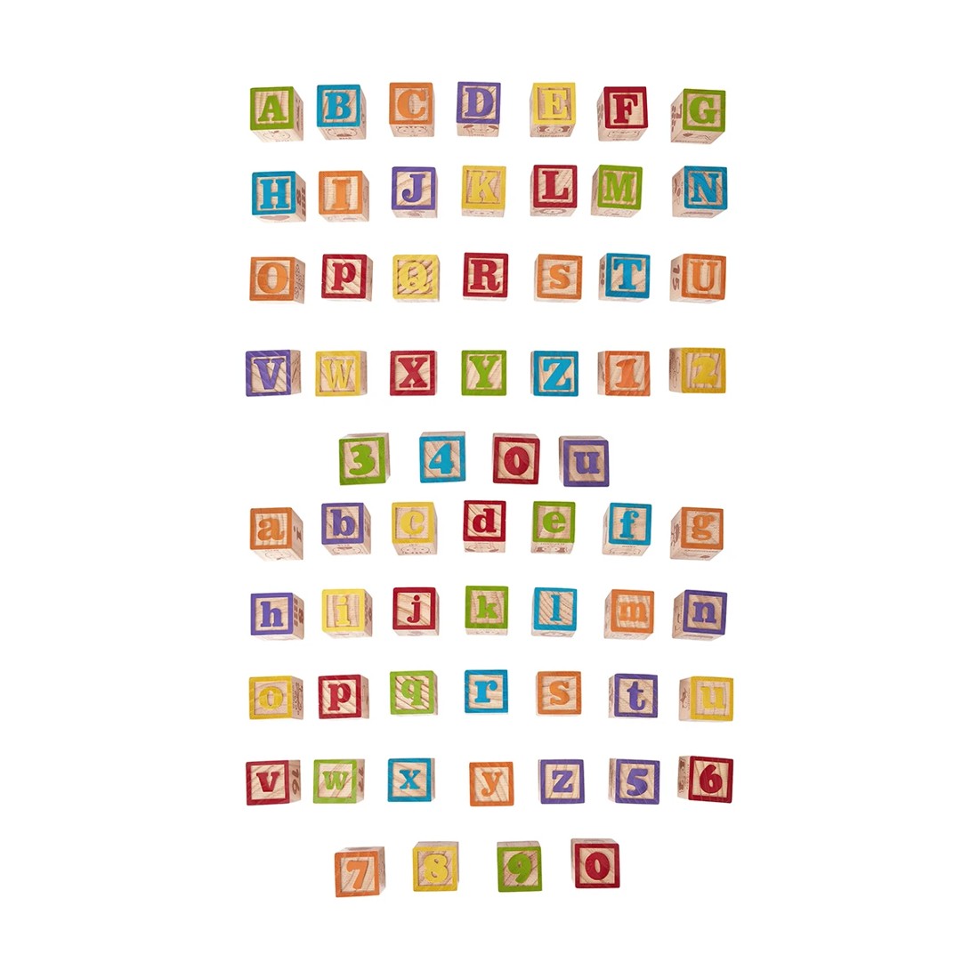 2 Wooden Alphabet Blocks, 2 of 9