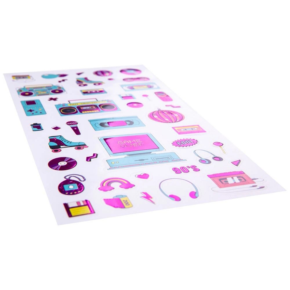 3 Learning Can Be Fun Retro Rockstars Holographic Stickers, 3 of 3