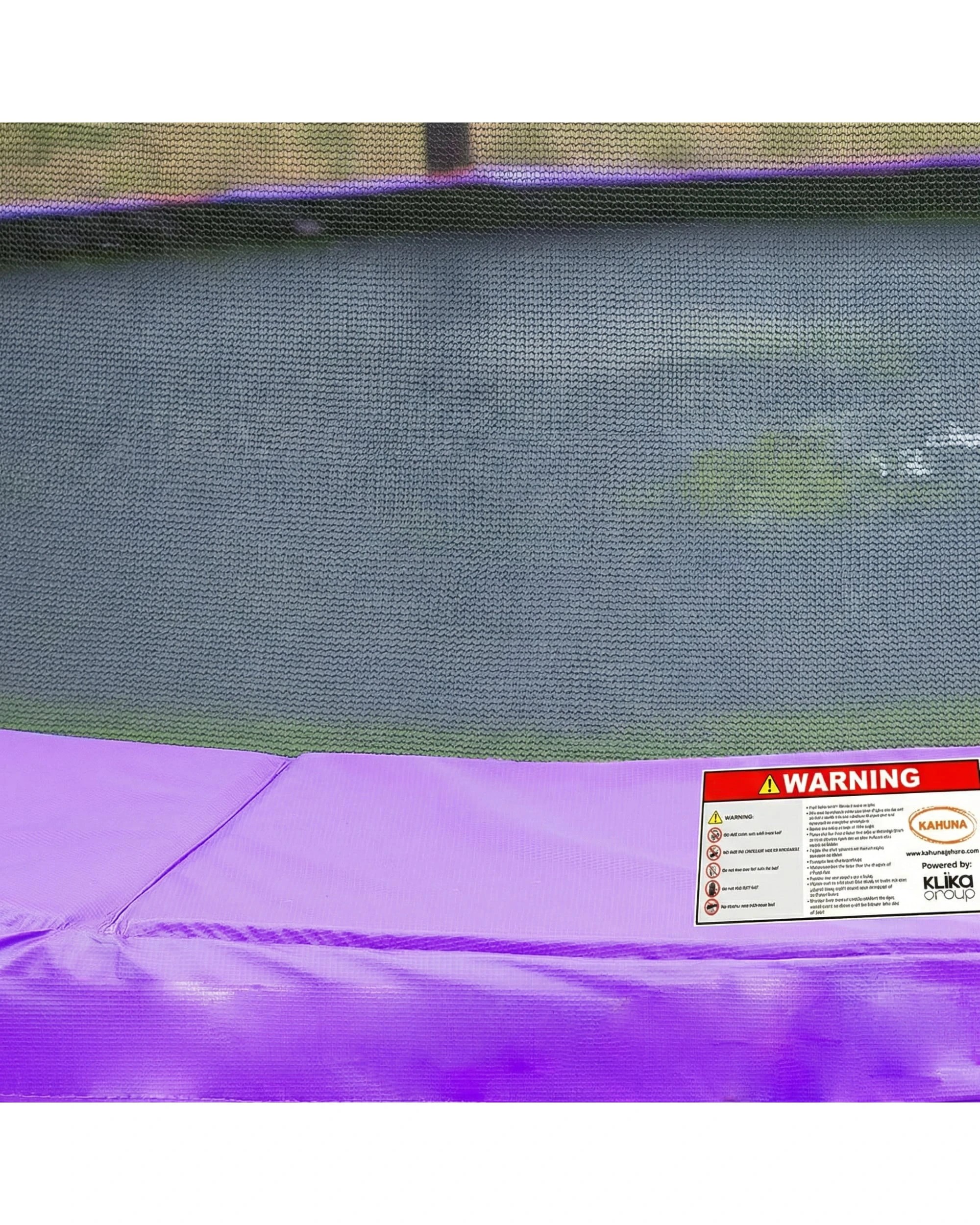 3 Kahuna 8ft Trampoline with LED Basketball Set - Purple, 3 of 8