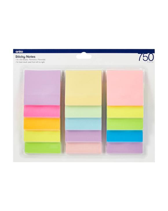 750 Pack Sticky Notes