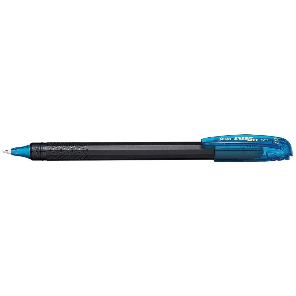 1 Pentel EnerGel BL417 Pen 0.7mm Sky Blue, 1 of 1