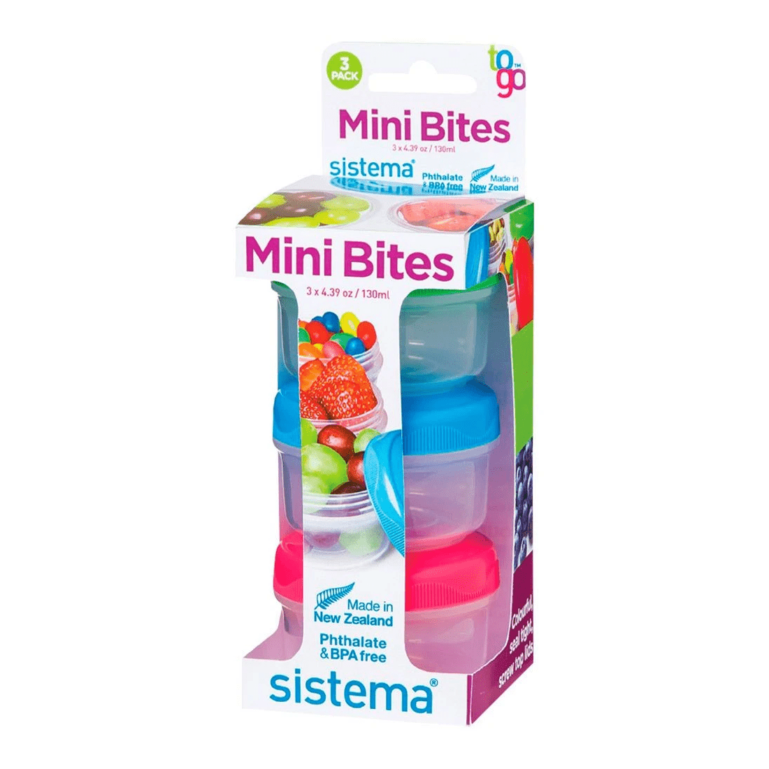 1 Sistema To Go Mini Bites Set 3 Pack, 1 of 1